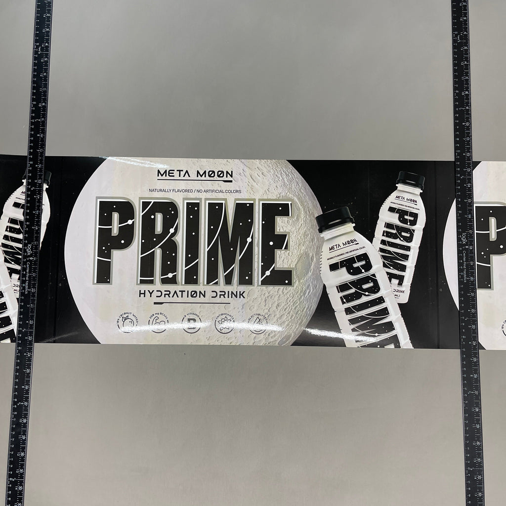 PRIME Hydration Drink META MOON Sports Beverage Banner / Poster 12 in x 16 ft (New)