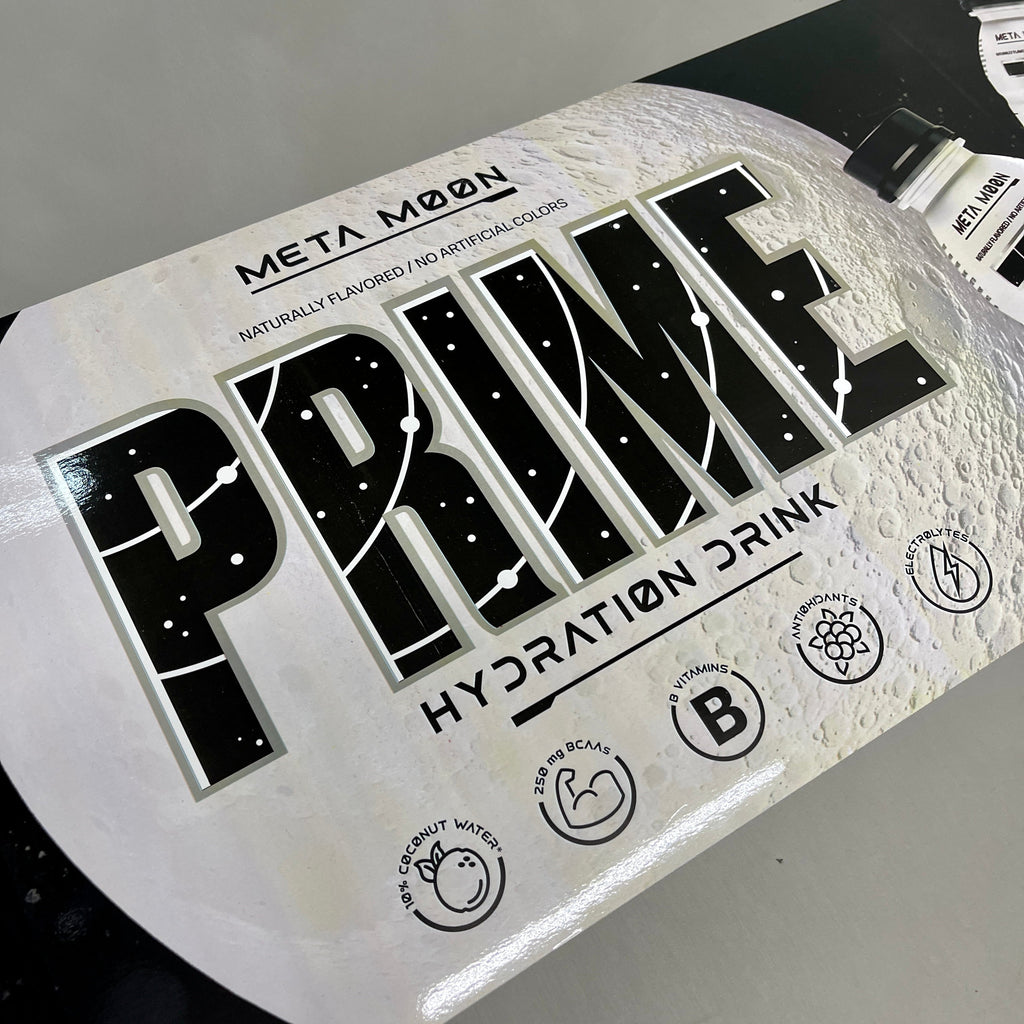 PRIME Hydration Drink META MOON Sports Beverage Banner / Poster 12 in x 16 ft (New)