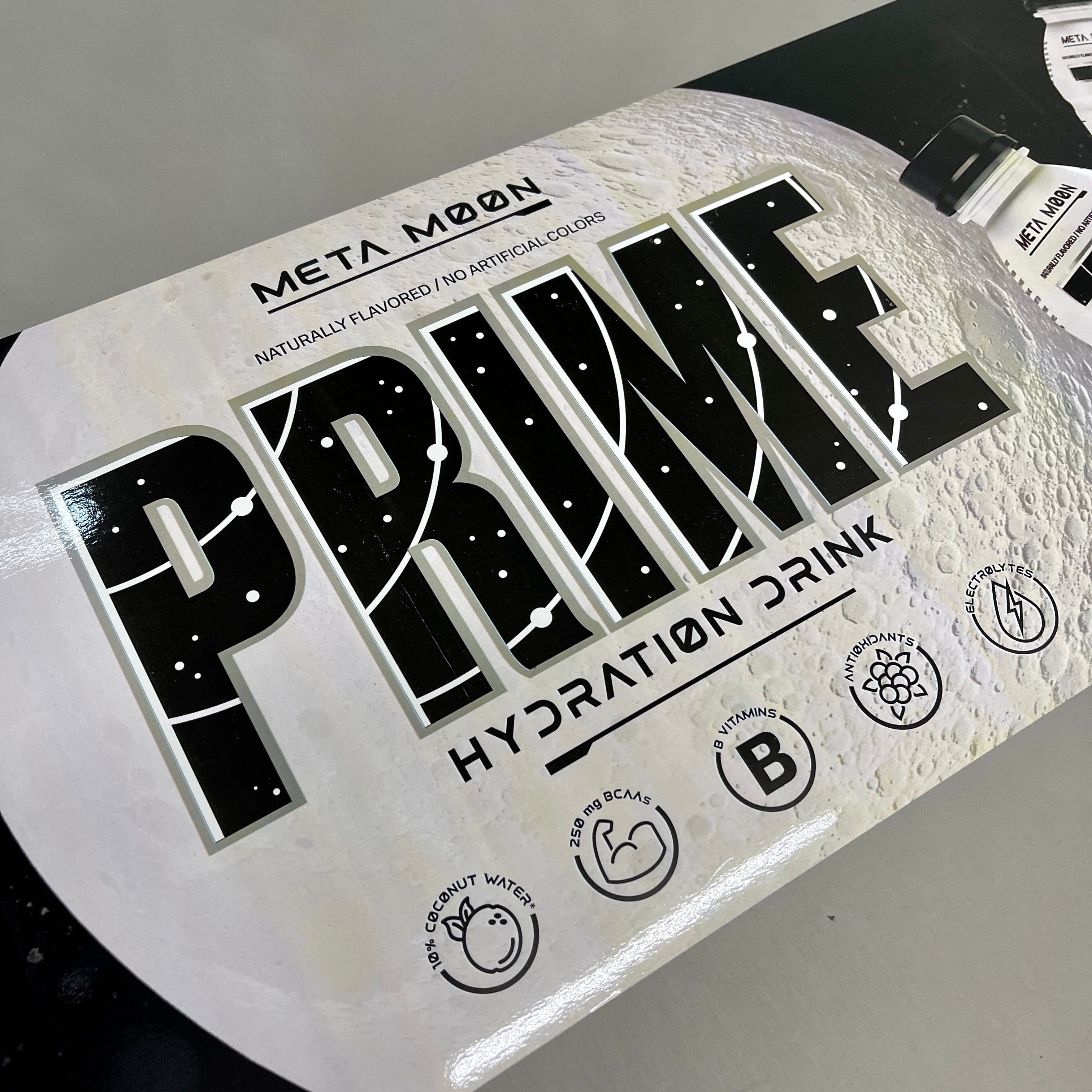 PRIME Hydration Drink META MOON Sports Beverage Banner / Poster 12 in x 16 ft (New)