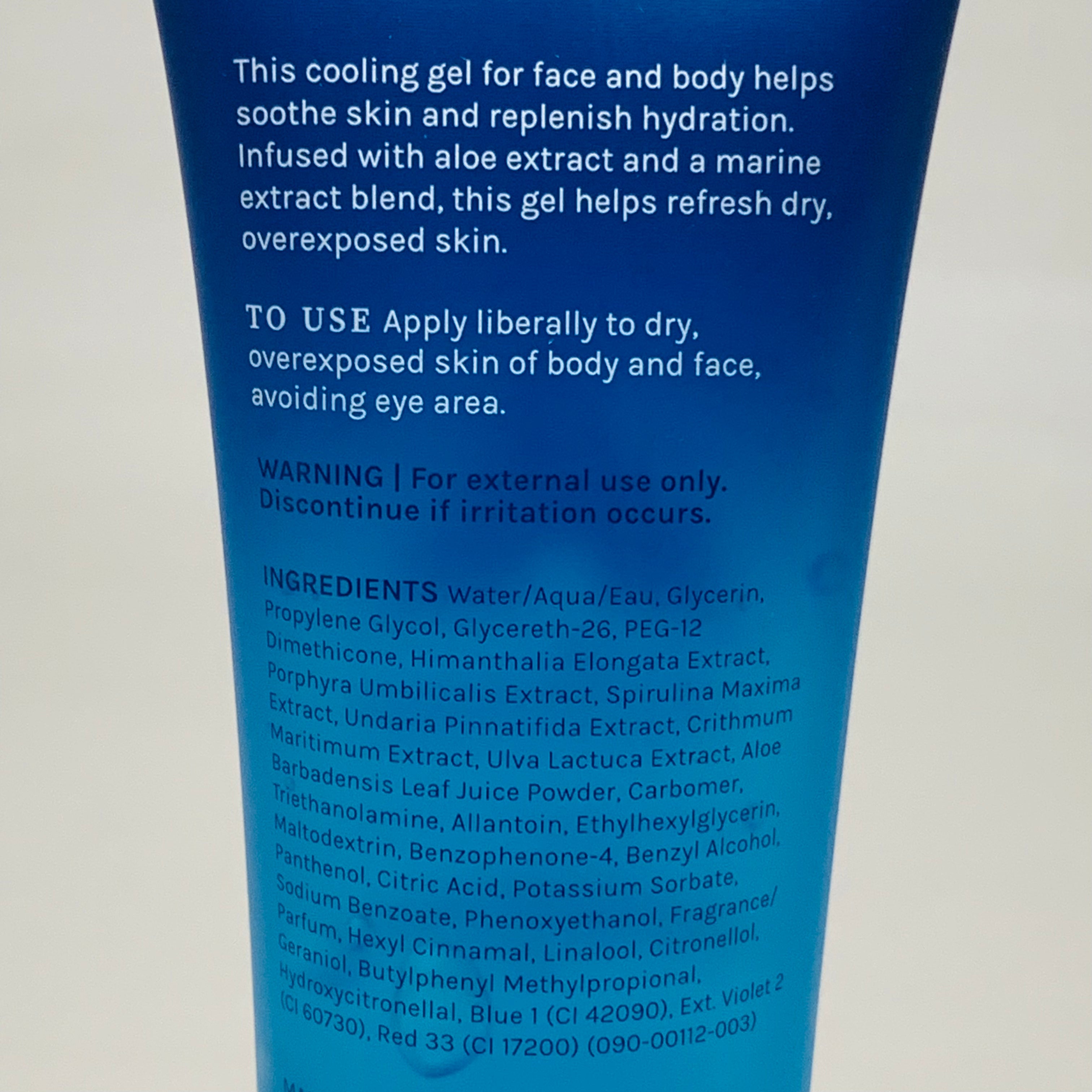 DISNEY Resorts H2O+ Cooling Aloe Gel 3 oz Tube DISCONTINUED 19048 (New)