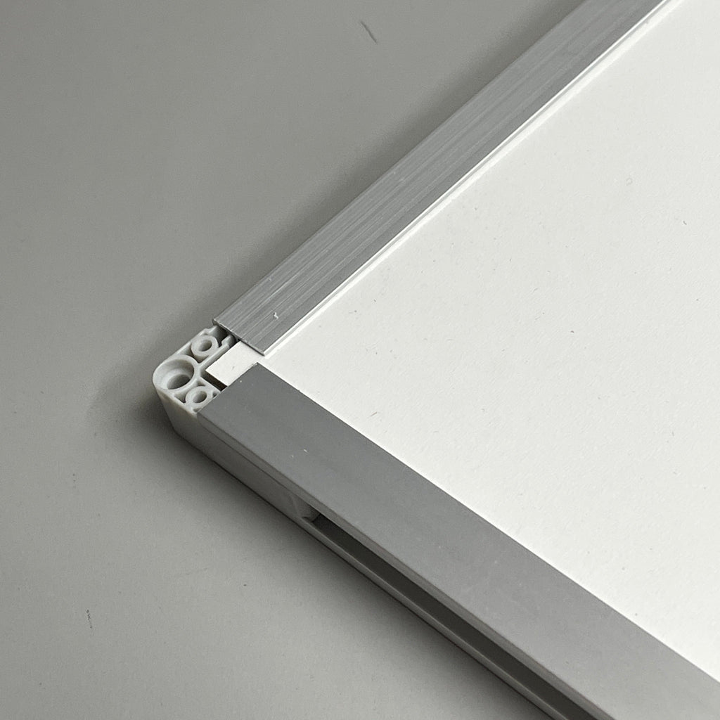 QUARTET Dry Erase Board Wall Mounted 85357N Silver/White 36x48 (new)
