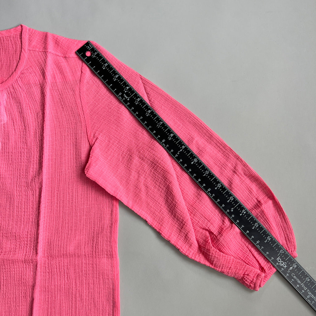 TOMMY BAHAMA Women's Lana Bay Gauze Top 3/4 Sleeve Tutti Frutti Size S (New)