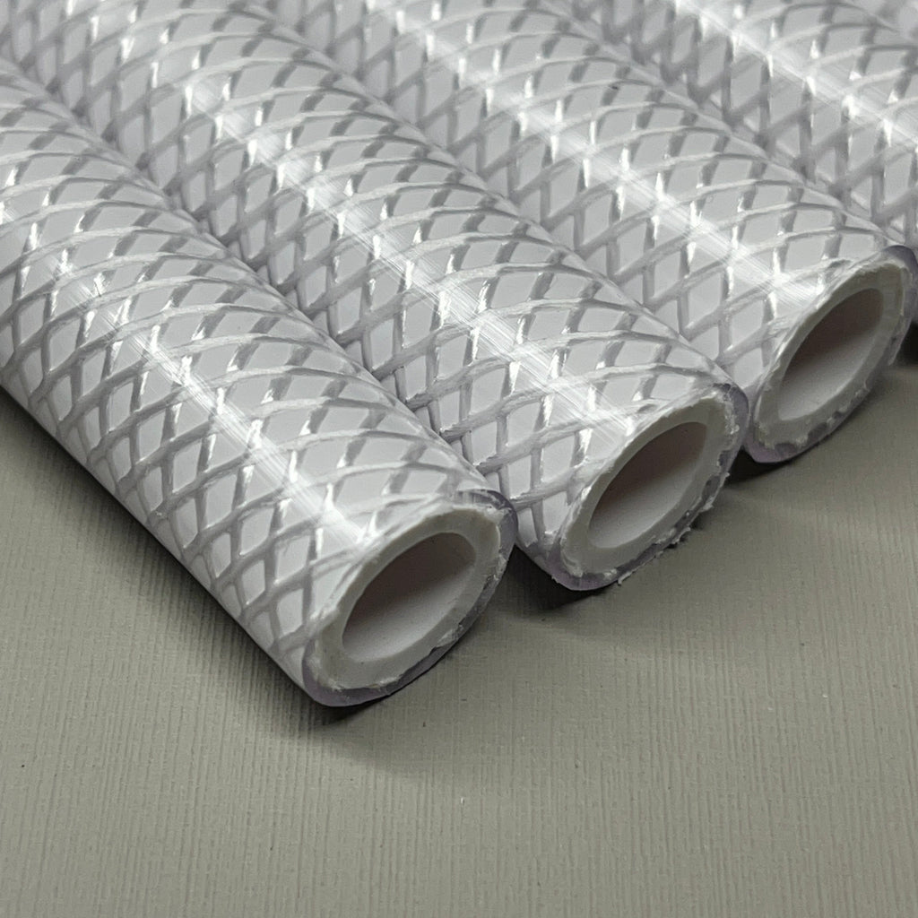 Pack Of 100 Braided Water Line Tubing / Hoses .332 X .555 X 14.5 Long Made In USA (New)