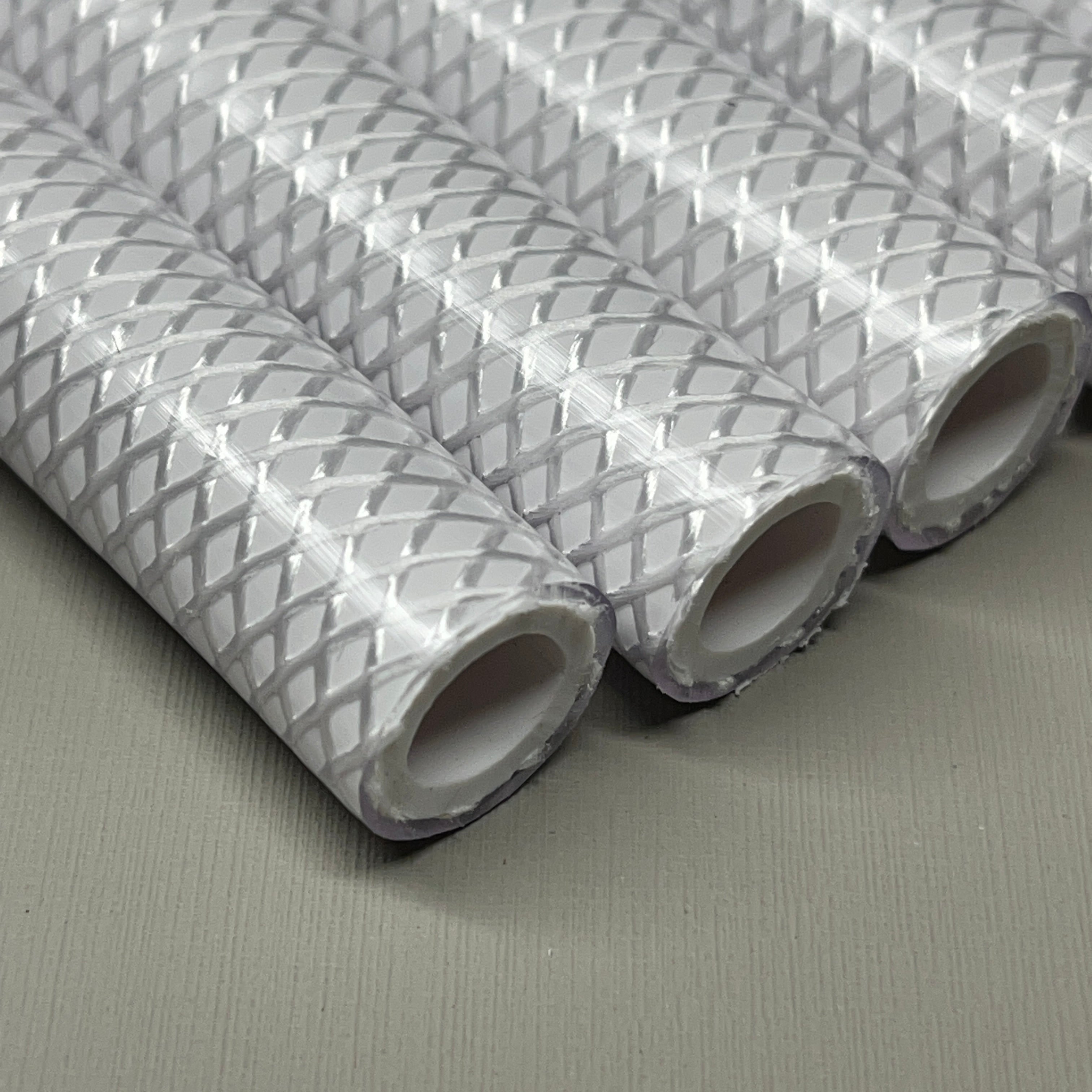 Pack Of 100 Braided Water Line Tubing / Hoses .332 X .555 X 14.5 Long Made In USA (New)