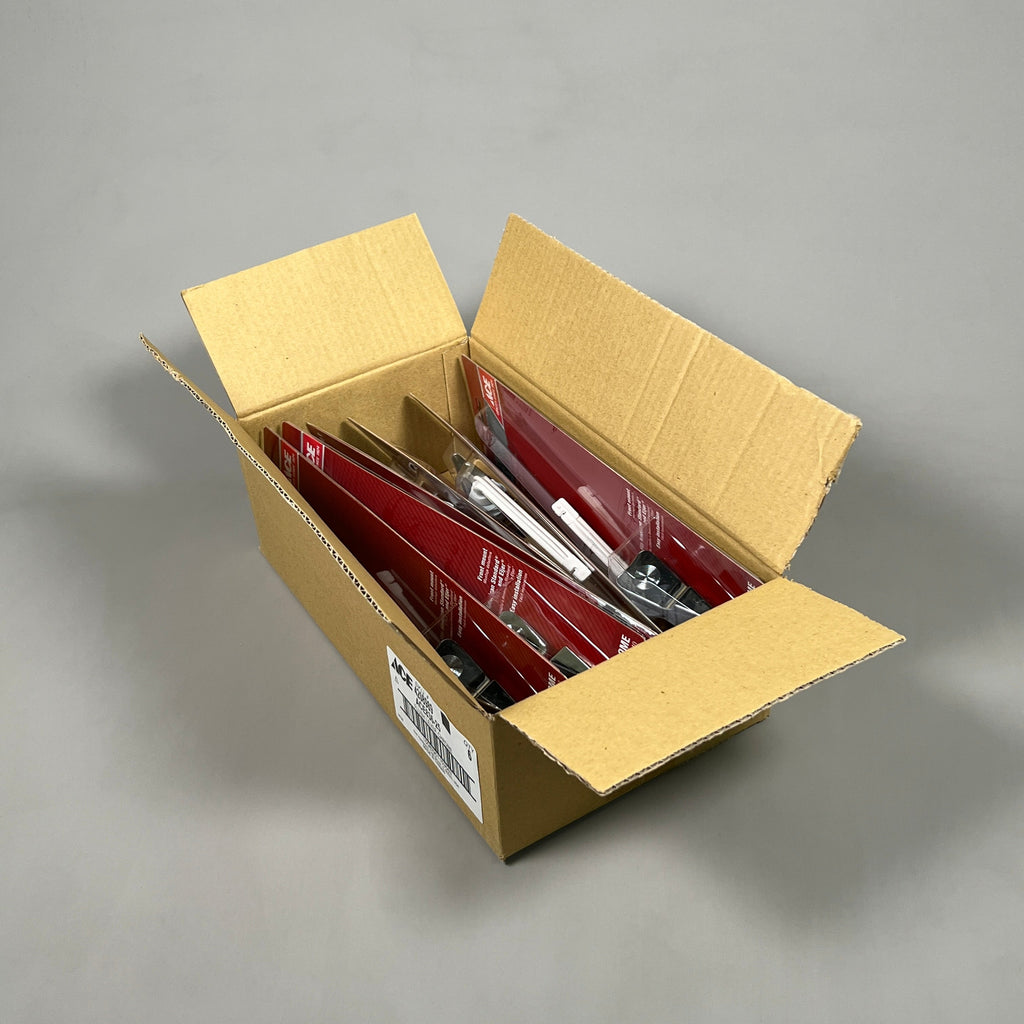ACE 6-PACK of Tank Flush Lever Chrome for Universal 4 Inch Arm, Front Mount (New)