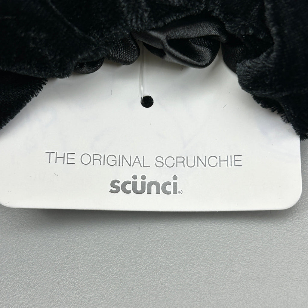 SCUNCI 3-PACK! The Original Scrunchie Black 5-Pieces (New)