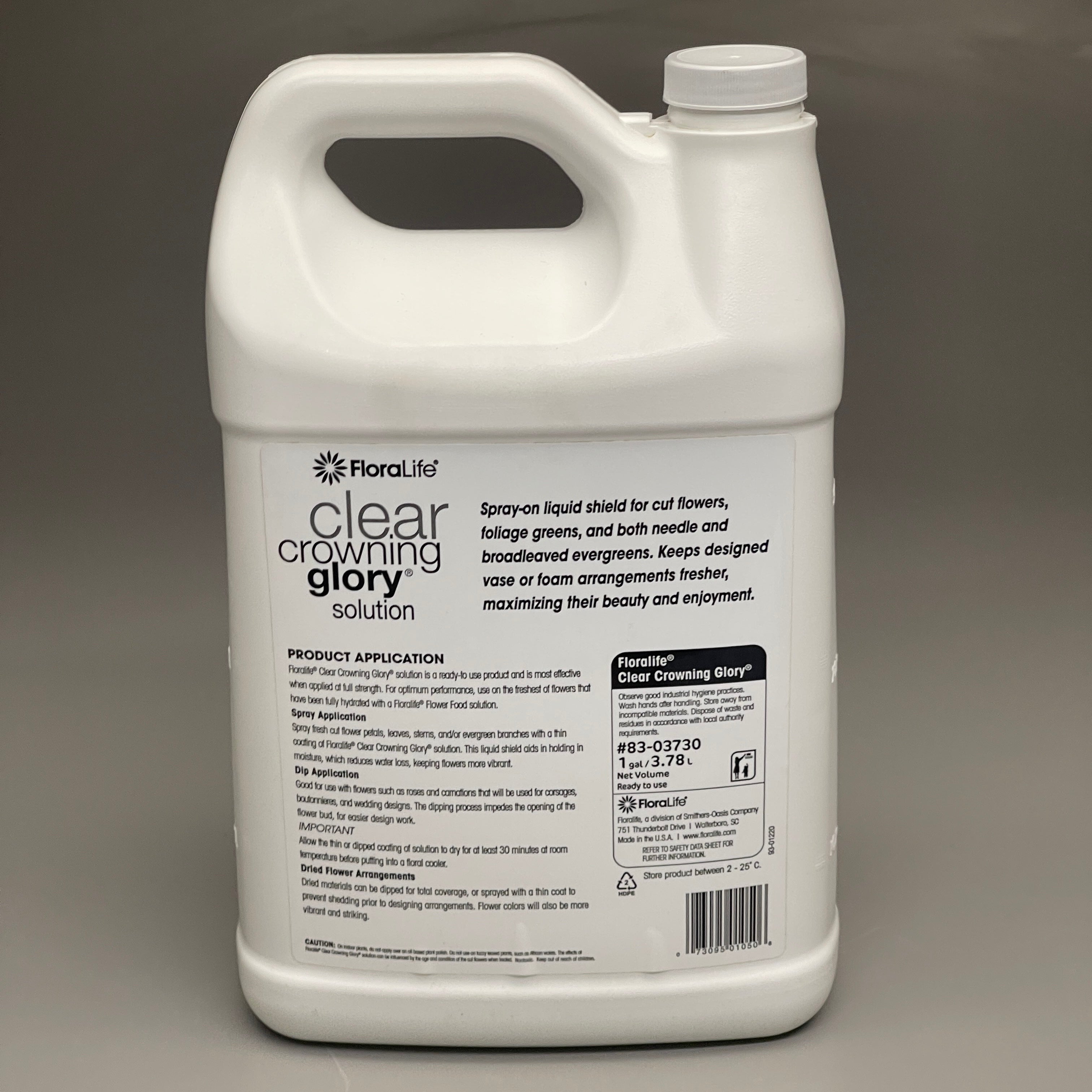 SMITHERS OASIS FloraLife Clear Crowning Glory 1 Gallon Clear (New)
