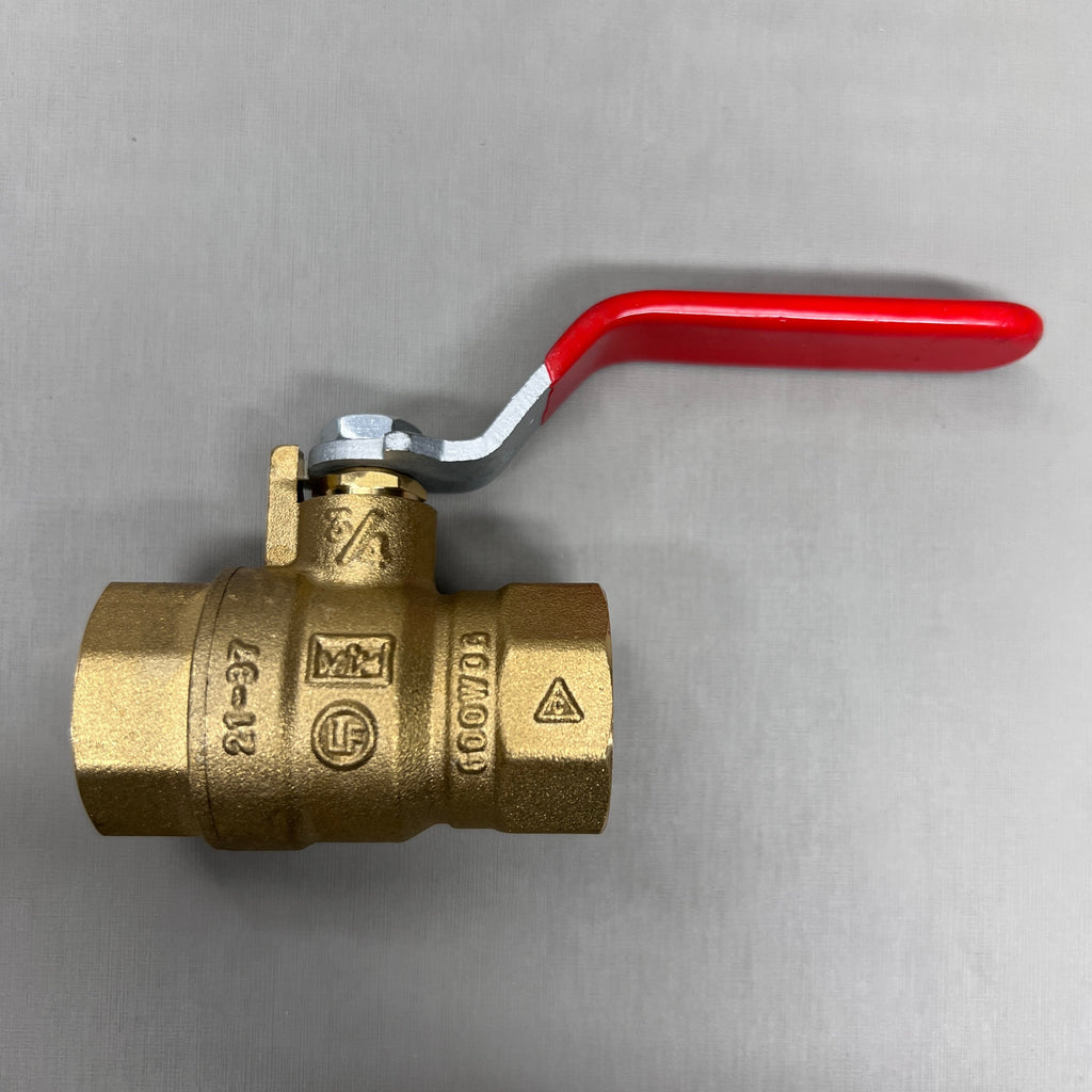 RED-WHITE VALVE Brass Full-Port Ball Valve 3/4" 0.6 lb 5592AB (New)