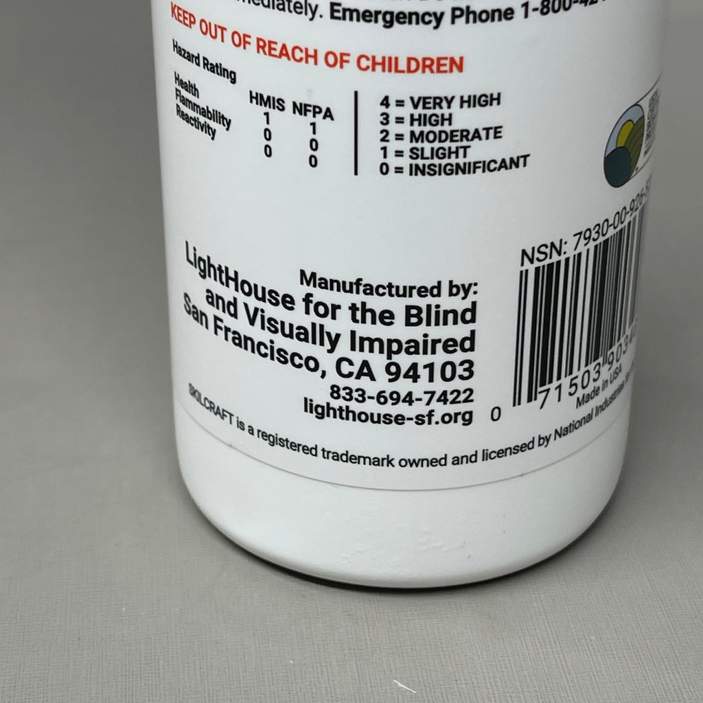 SKILCRAFT (4 PACK) All Purpose Cleaner Biobased 16 oz Spray Bottle 9265280