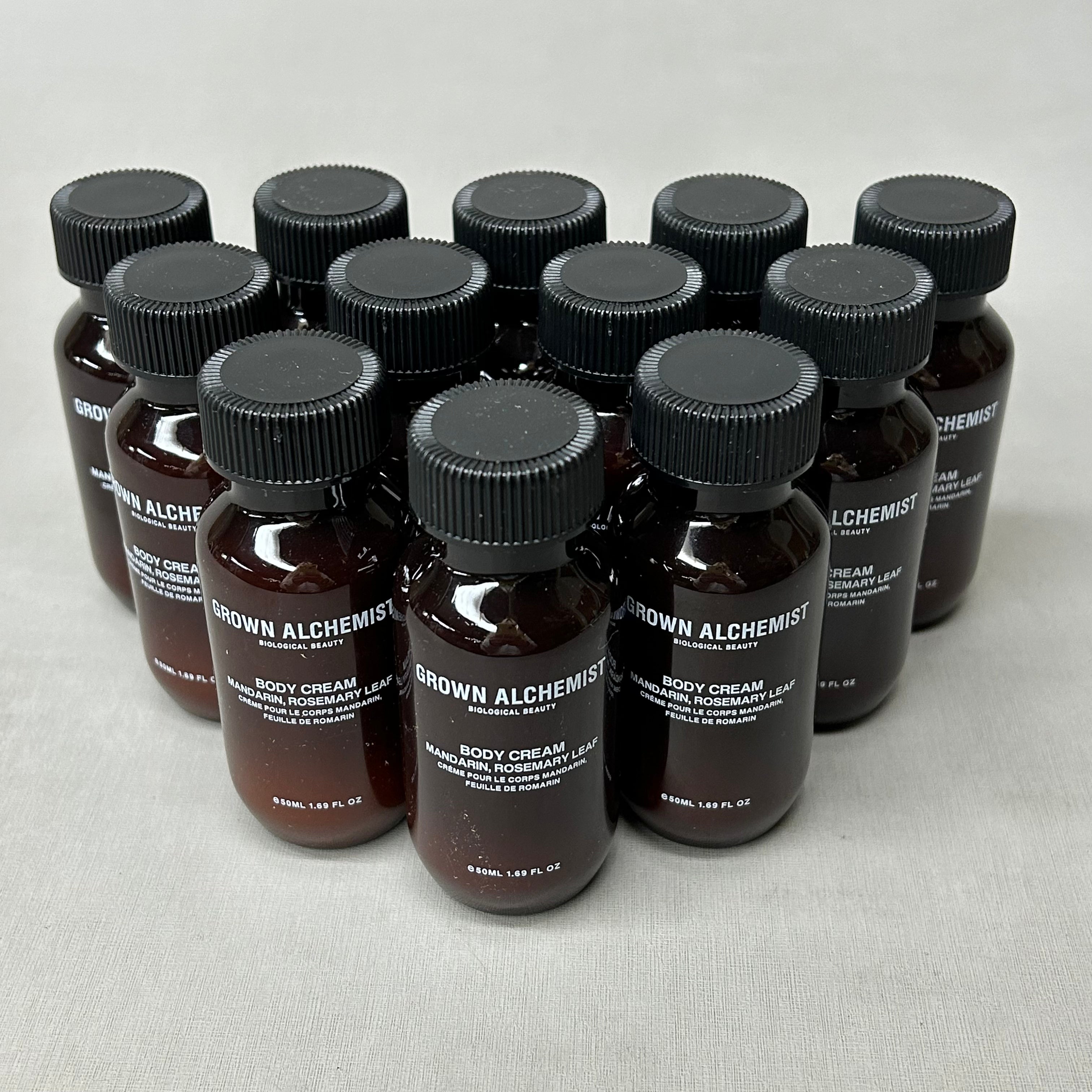 GROWN ALCHEMIST 12-PACK! Body Cream Mandarin Rosemary Leaf 1.69 fl oz (New)