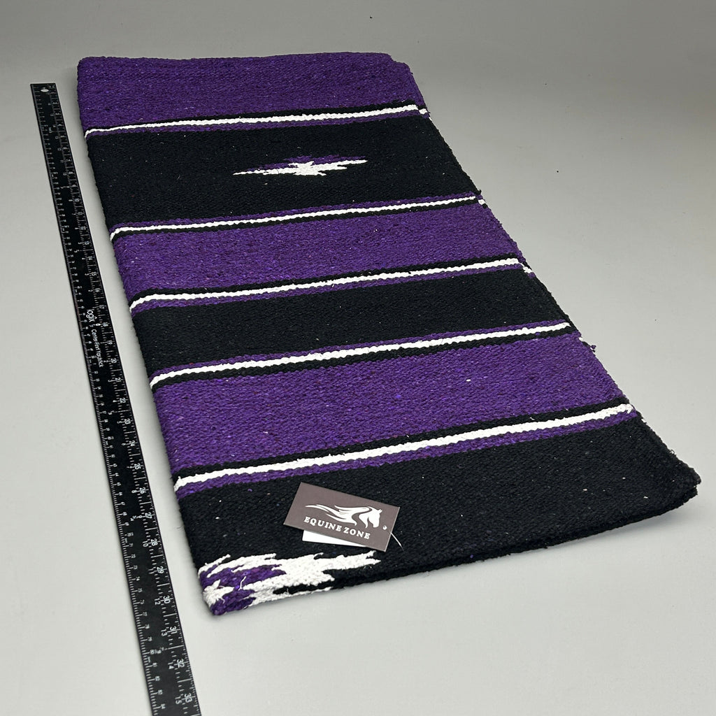 EQUINE ZONE 30" x 60" Saddle Blanket Purple (New)
