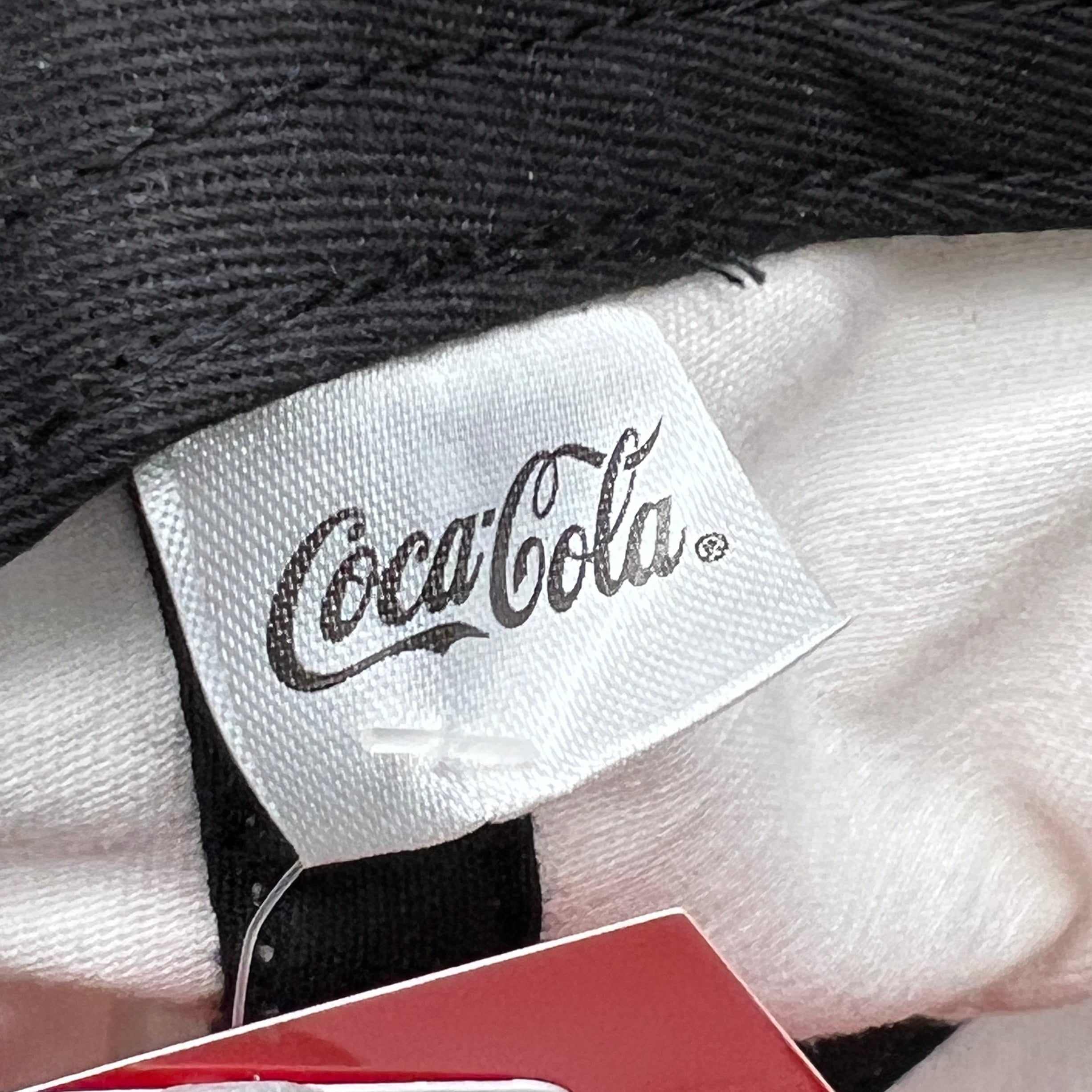 COCA-COLA Baseball Cap Strap Back Sz One Size White 23635 (New)
