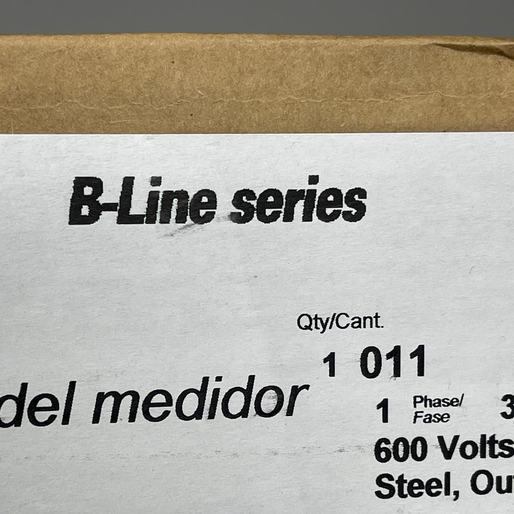 EATON B-Line 11 Meter Socket 125A 4 Jaw 1PH, NEMA 3R Top Feed 125 Amp (New)