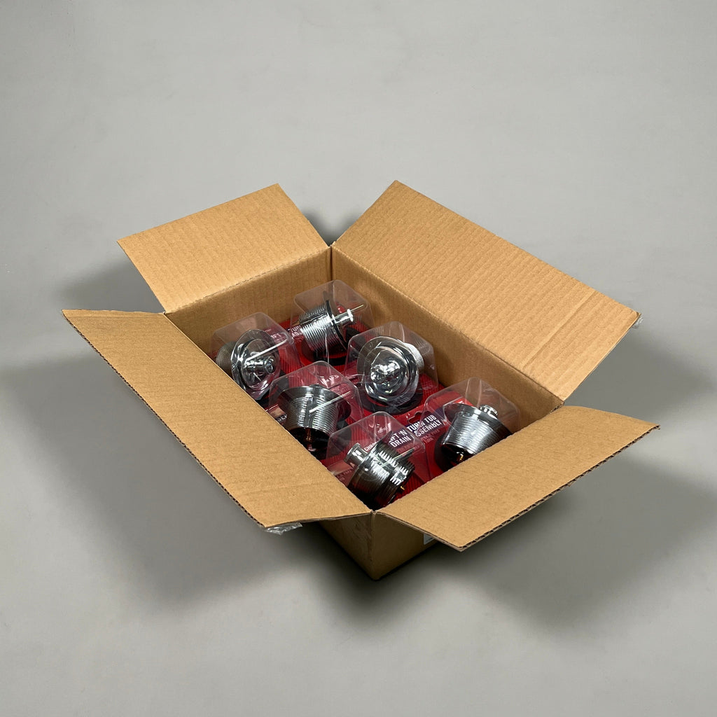 ACE 6-PACK of Lift 'n Turn Tub Drain Polished Metal Assembly 1-1/2 in.  (New)