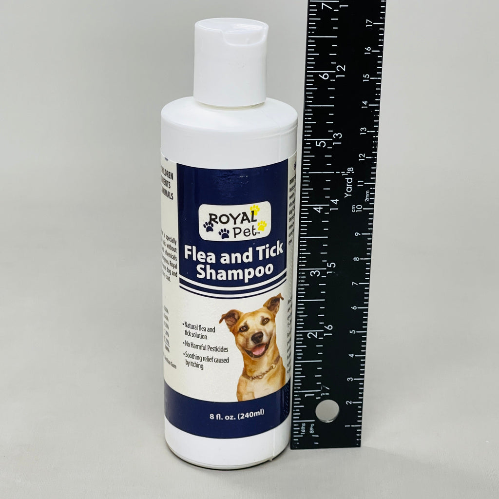 ROYAL PET Natural Flea & Tick Shampoo 6-PACK for Dogs USA 8 fl oz (New)