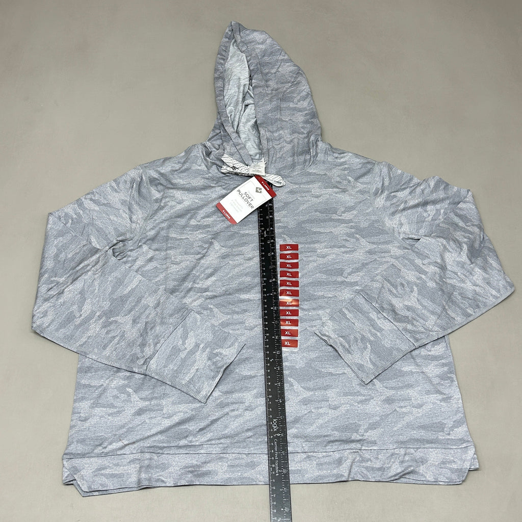 MEMBERS MARK Favorite Soft Pullover Light Grey Camo Size X-Large (New)