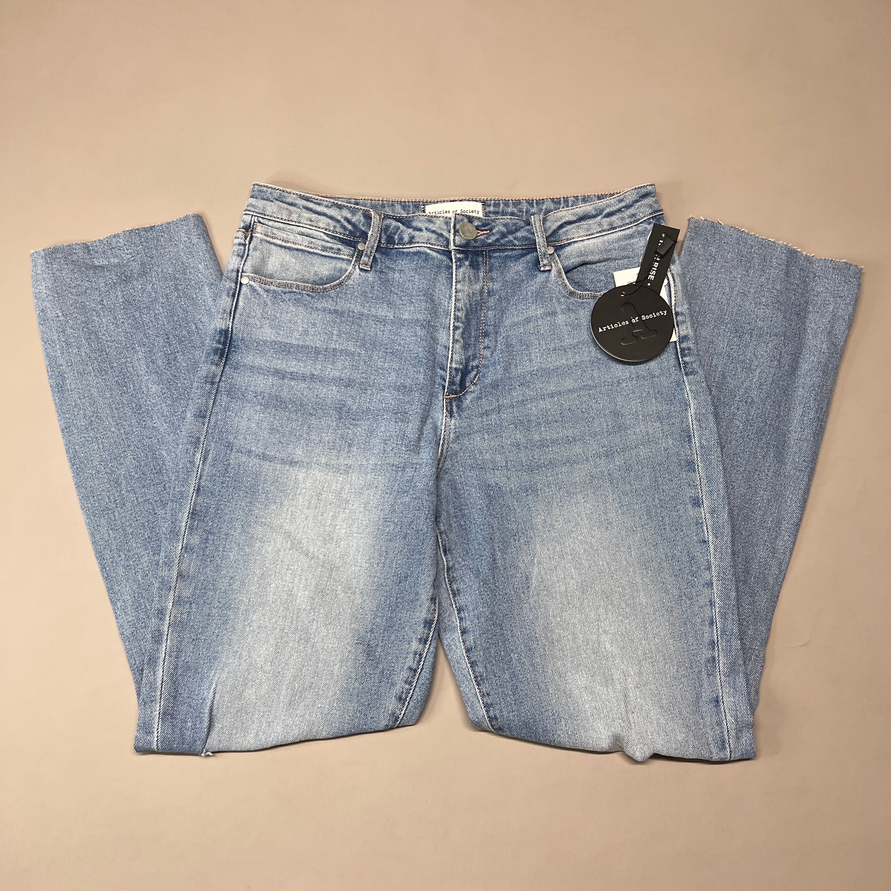 ARTICLES OF SOCIETY Orchidland Ripped Denim Jeans Women's Sz 29 Blue 4009TQ3-717 (New)