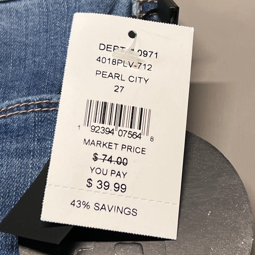 ARTICLES OF SOCIETY Pearl City Denim Jeans Women's Sz 27 Blue 4018PLV-712 (New)