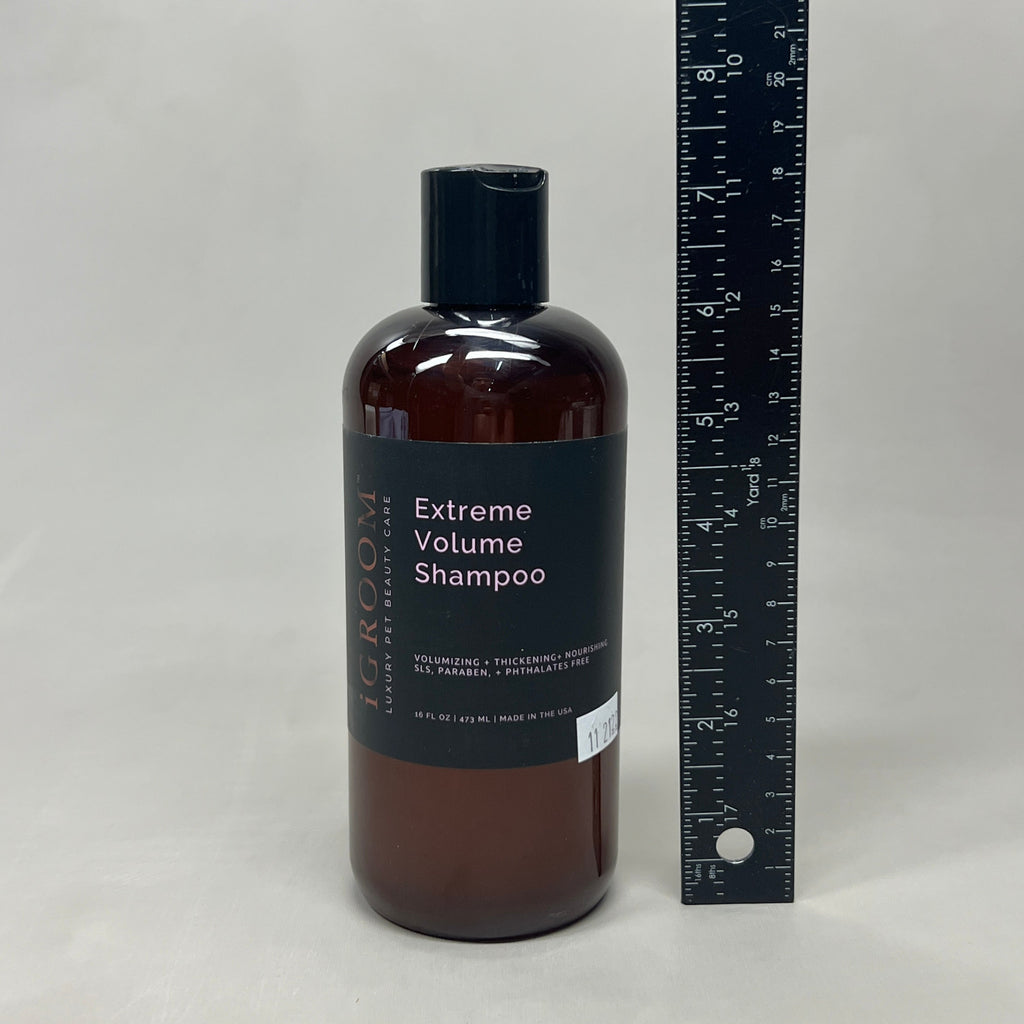 IGROOM Extreme Volume Dog Shampoo, Luxury Pet Beauty Care 16 fl oz (New)