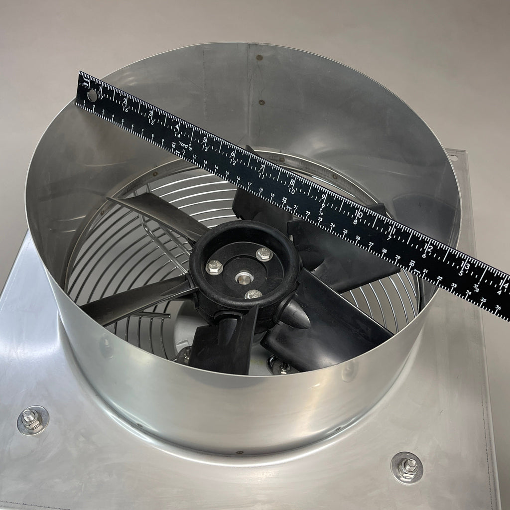 CANARM Tube Fan 12" Stainless Steel 1/4 HP Leeson Motor TF12S.S. CF1740 (New)