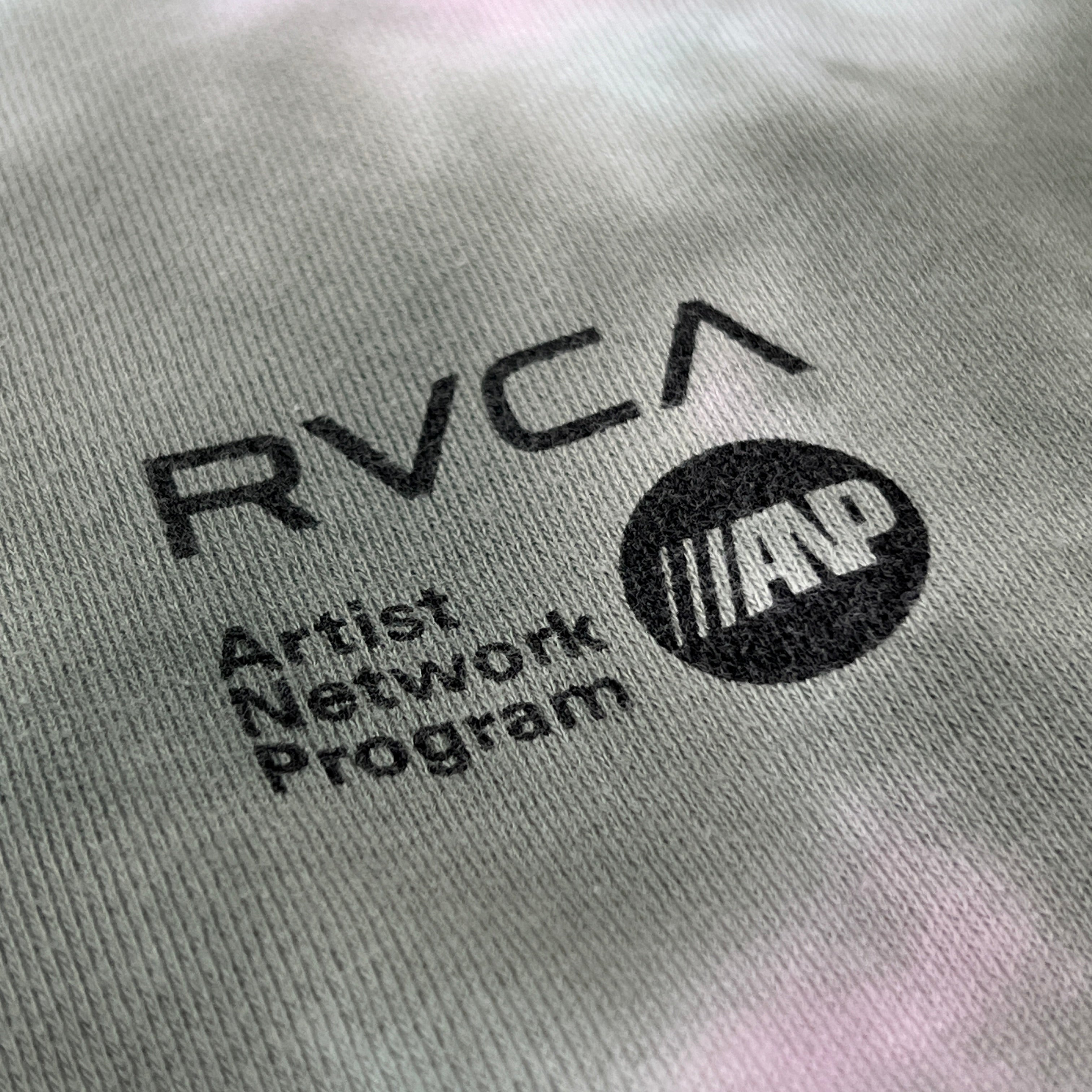 RVCA Artist Network Program Tie Dye Hoodie Youth Sz M /12 AVBSF00106 Green (New)