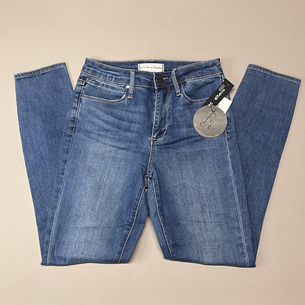 ARTICLES OF SOCIETY Pearl City Denim Jeans Women's Sz 24 Blue 4018PLV-712 (New)