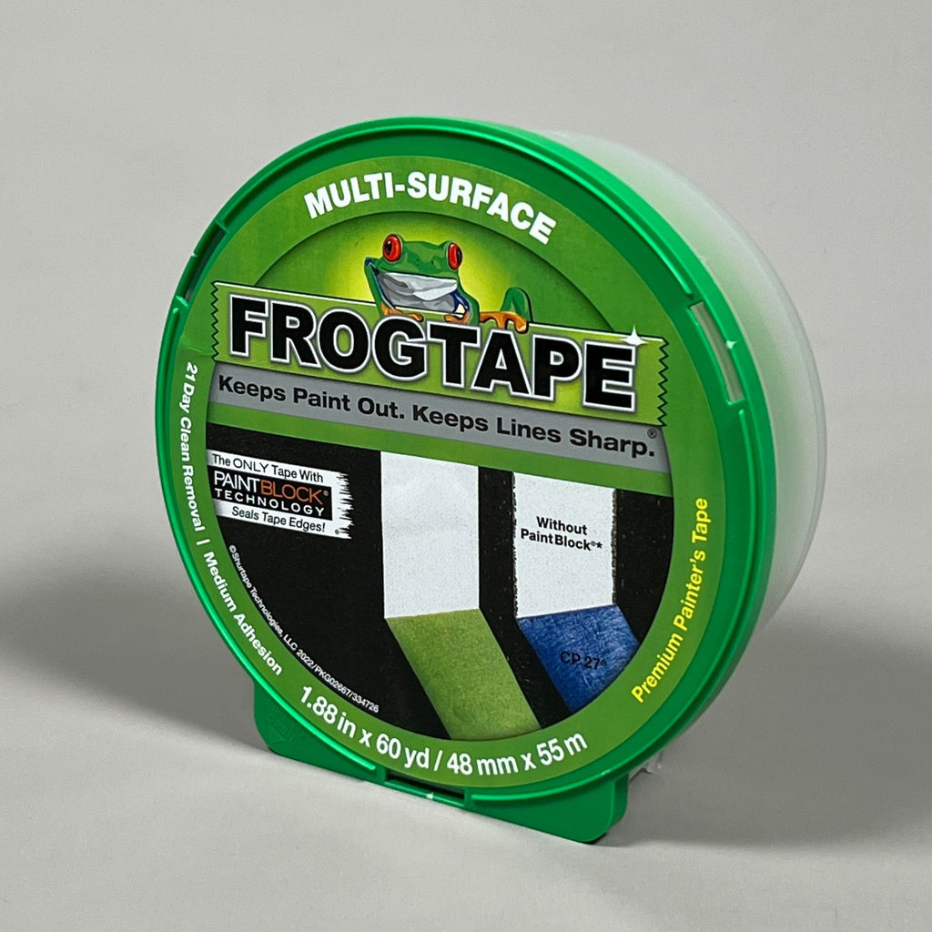 2-PK SHURTAPE FROGTAPE Multi-Surface Masking Tape Green 1.88 in x 60 yd 334726 (New)