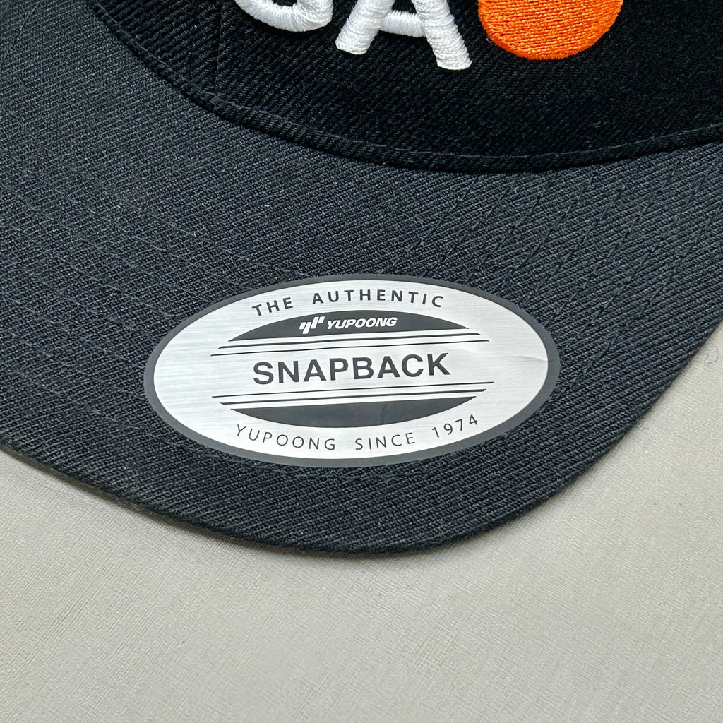 WSTSS TULSA We Saw The Same Sunset Snapback Hat Authentic Yupoong Black (New)