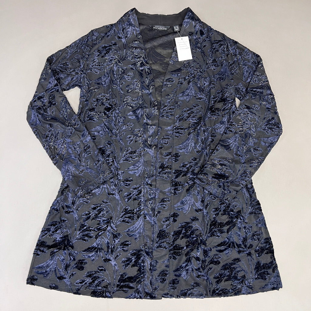 SUSAN GRAVER Knit Cardigan & Tank Set Women's Sz XXS Navy A384258BY3154 (New)