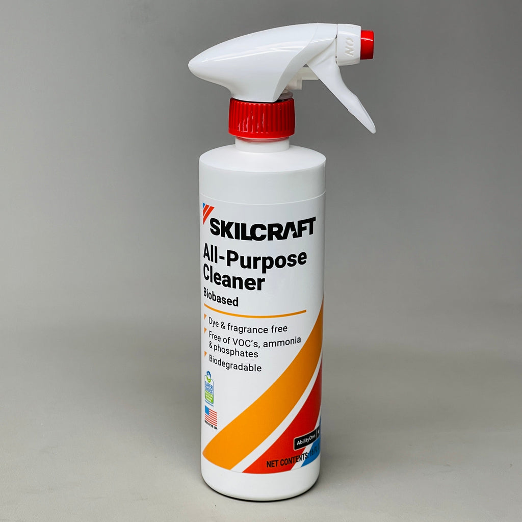 SKILCRAFT (4 PACK) All Purpose Cleaner Biobased 16 oz Spray Bottle 9265280