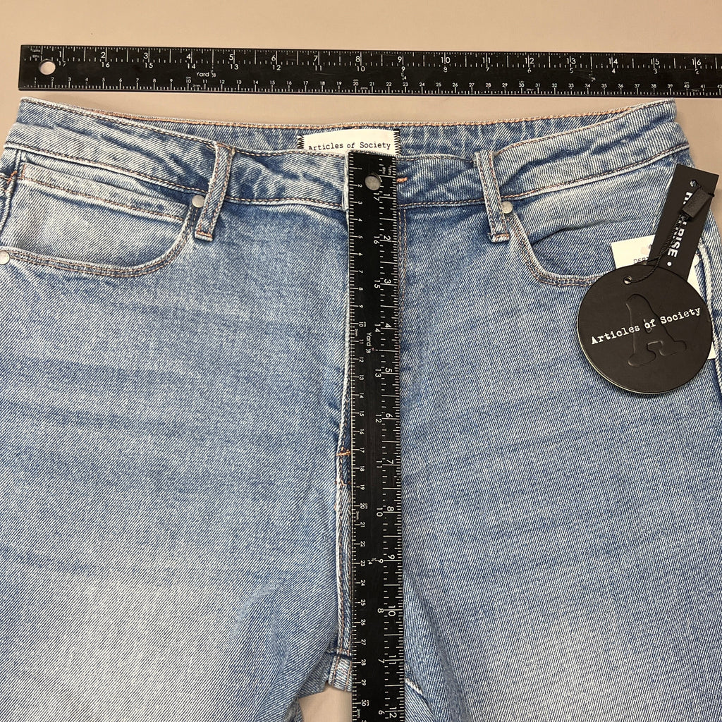 ARTICLES OF SOCIETY Orchidland Ripped Denim Jeans Women's Sz 29 Blue 4009TQ3-717 (New)