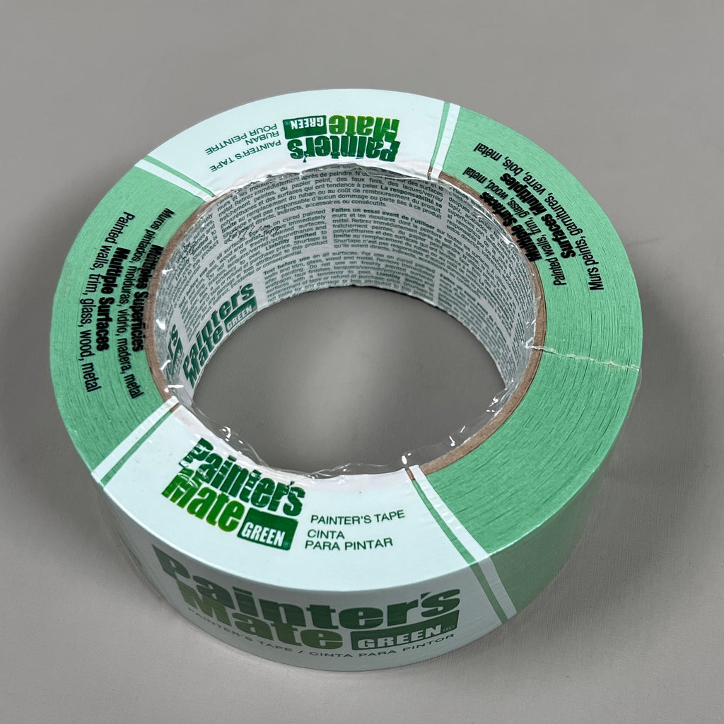 2-PK PAINTER'S MATE Multi-Surface Painter's Tape Green 1.88 IN x 60 YD 332262 (New)
