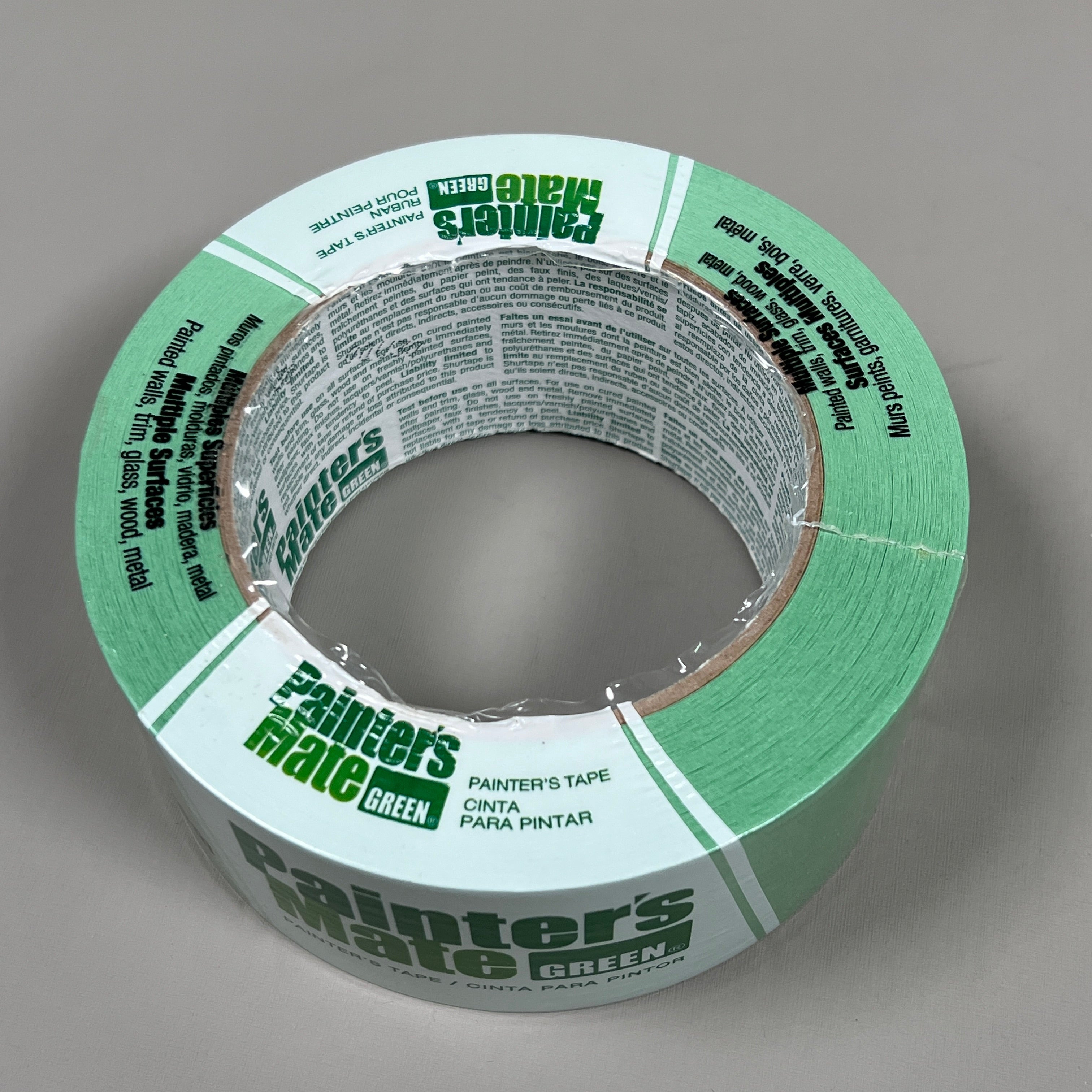 2-PK PAINTER'S MATE Multi-Surface Painter's Tape Green 1.88 IN x 60 YD 332262 (New)