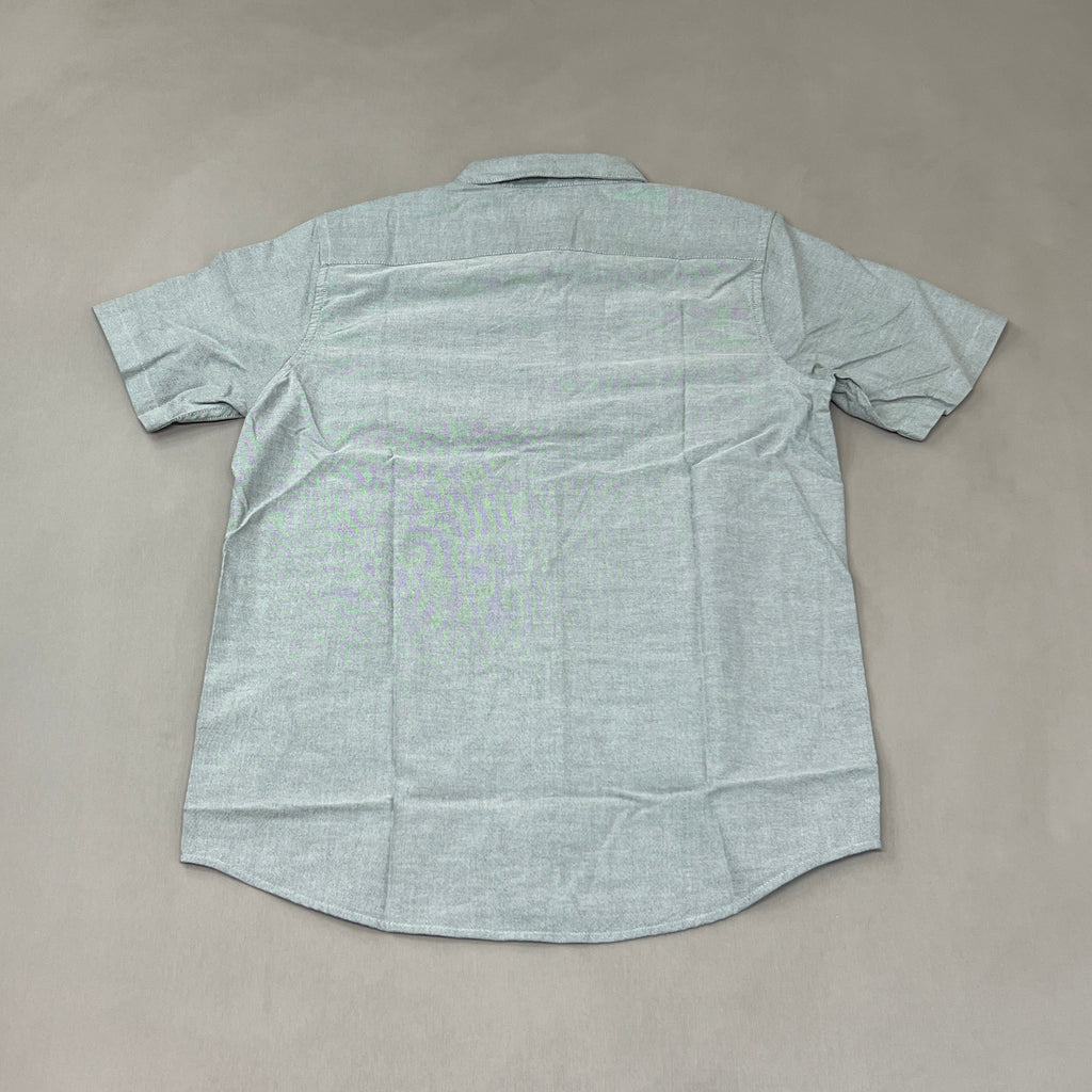 RVCA That'll Do Stretch Short Sleeve Shirt Youth Sz XL / 16 B525TRTS Balsam Green (New)
