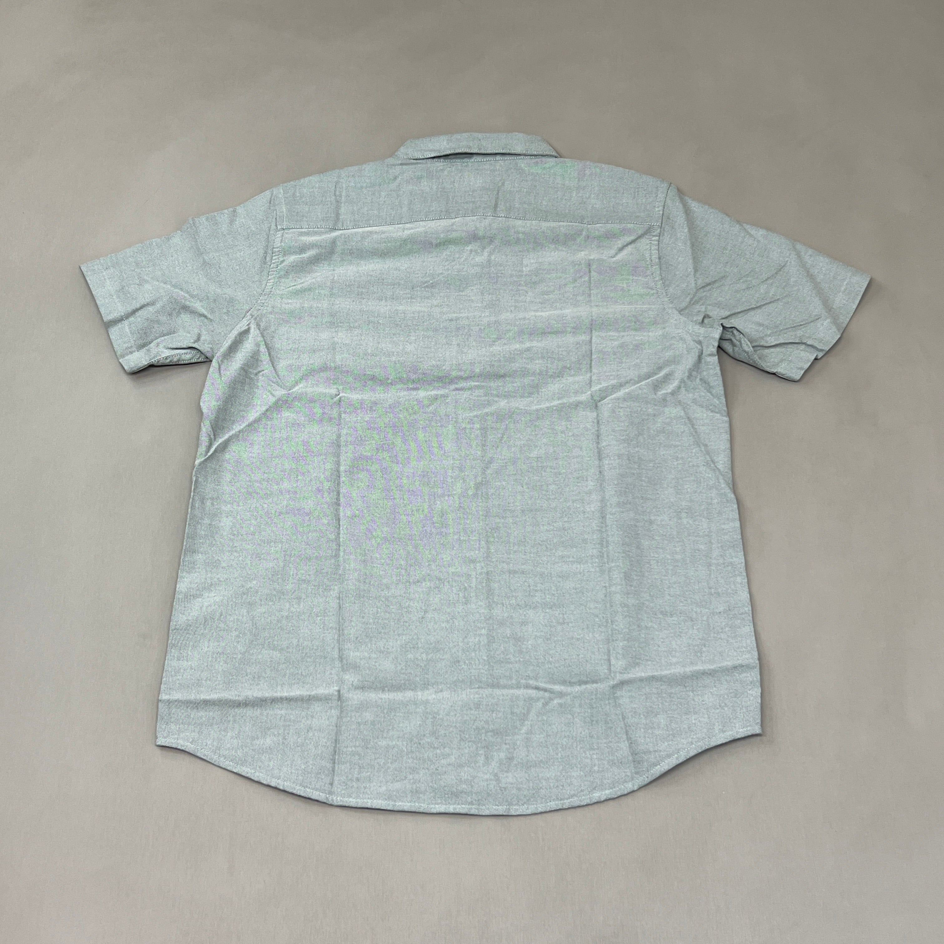 RVCA That'll Do Stretch Short Sleeve Shirt Youth Sz XL / 16 B525TRTS Balsam Green (New)