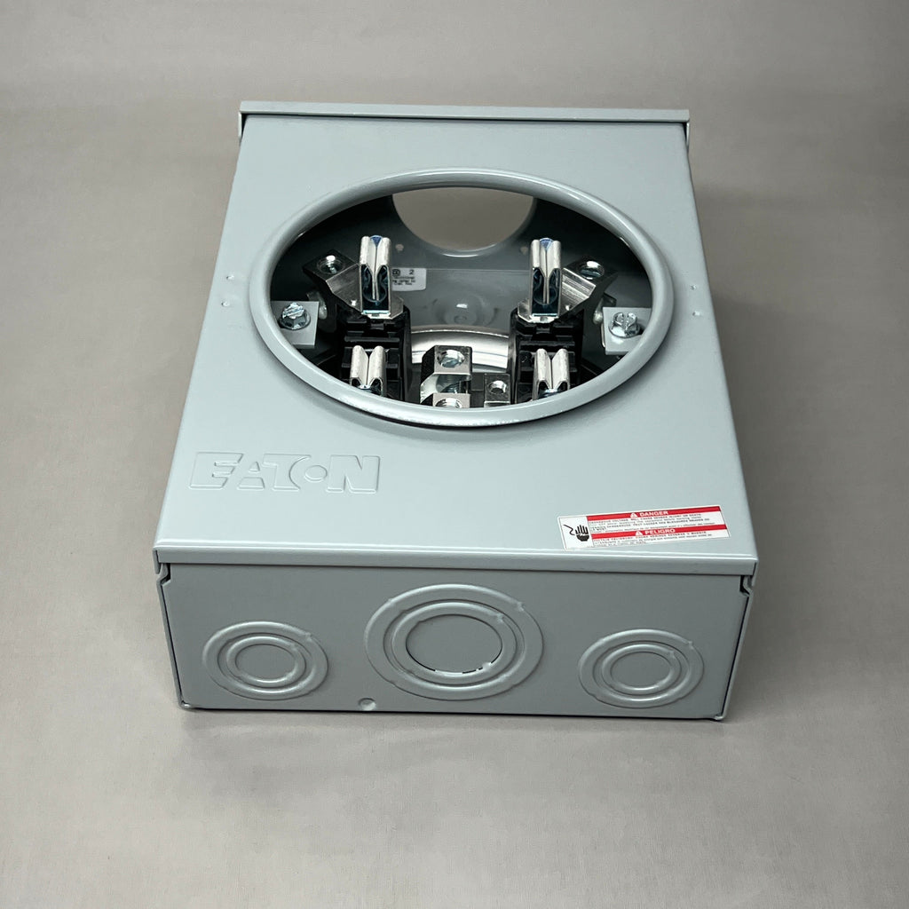 EATON B-Line 11 Meter Socket 125A 4 Jaw 1PH, NEMA 3R Top Feed 125 Amp (New)