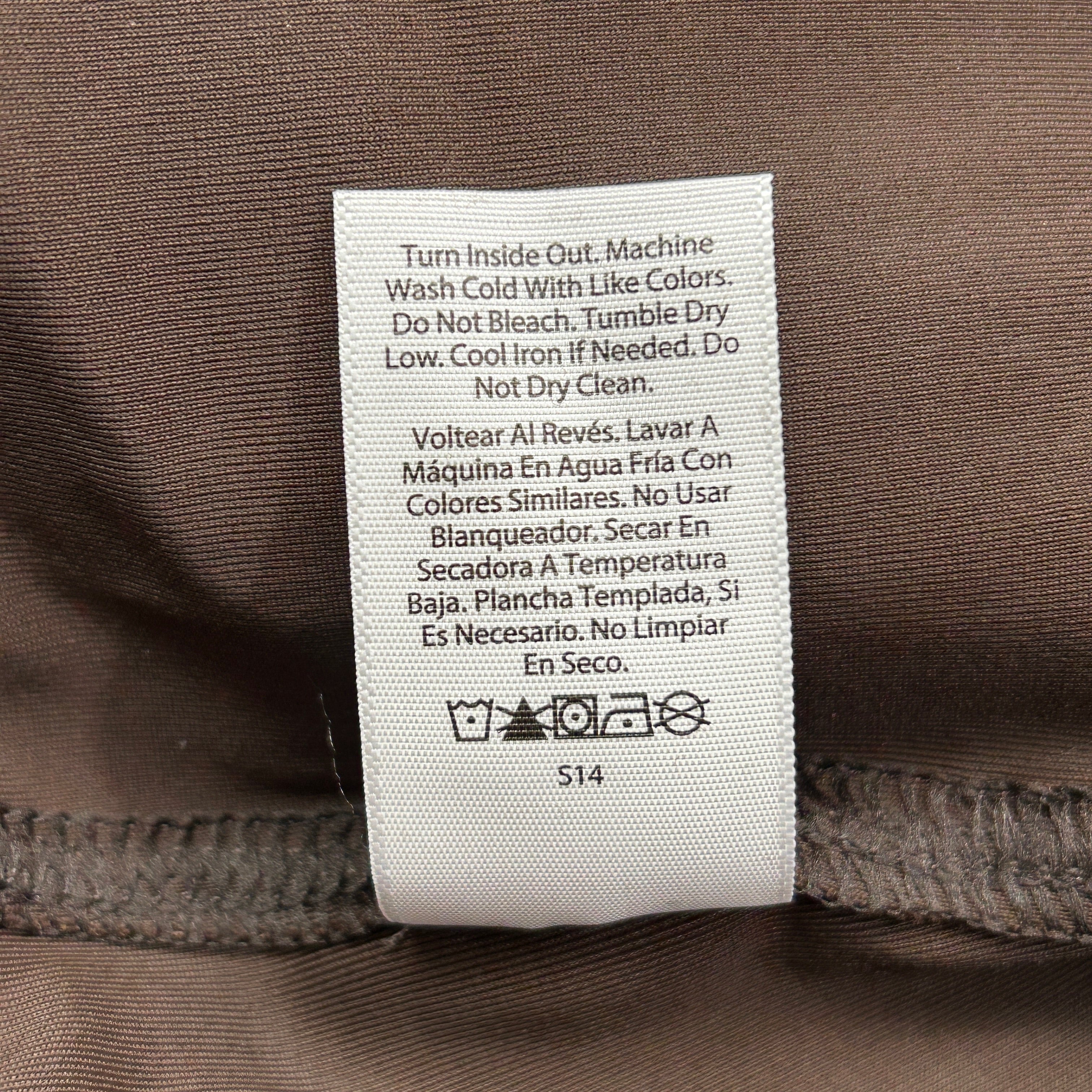 TIME AND TRU Women's Faux Leather Leggings Sz S 4-6 Brown (New)