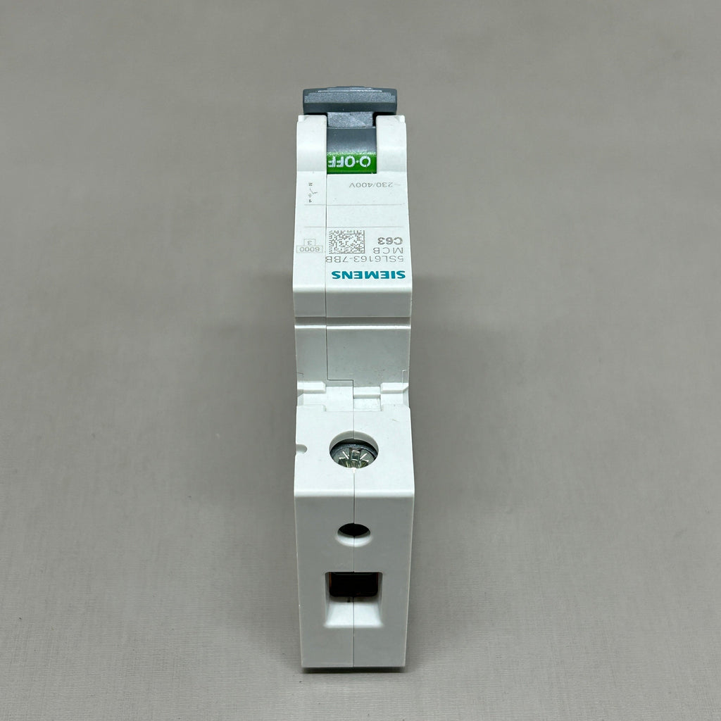 SIEMENS Miniature Circuit Breaker 230/400 V 6kA Off-White 5SL6163-7BB (New)