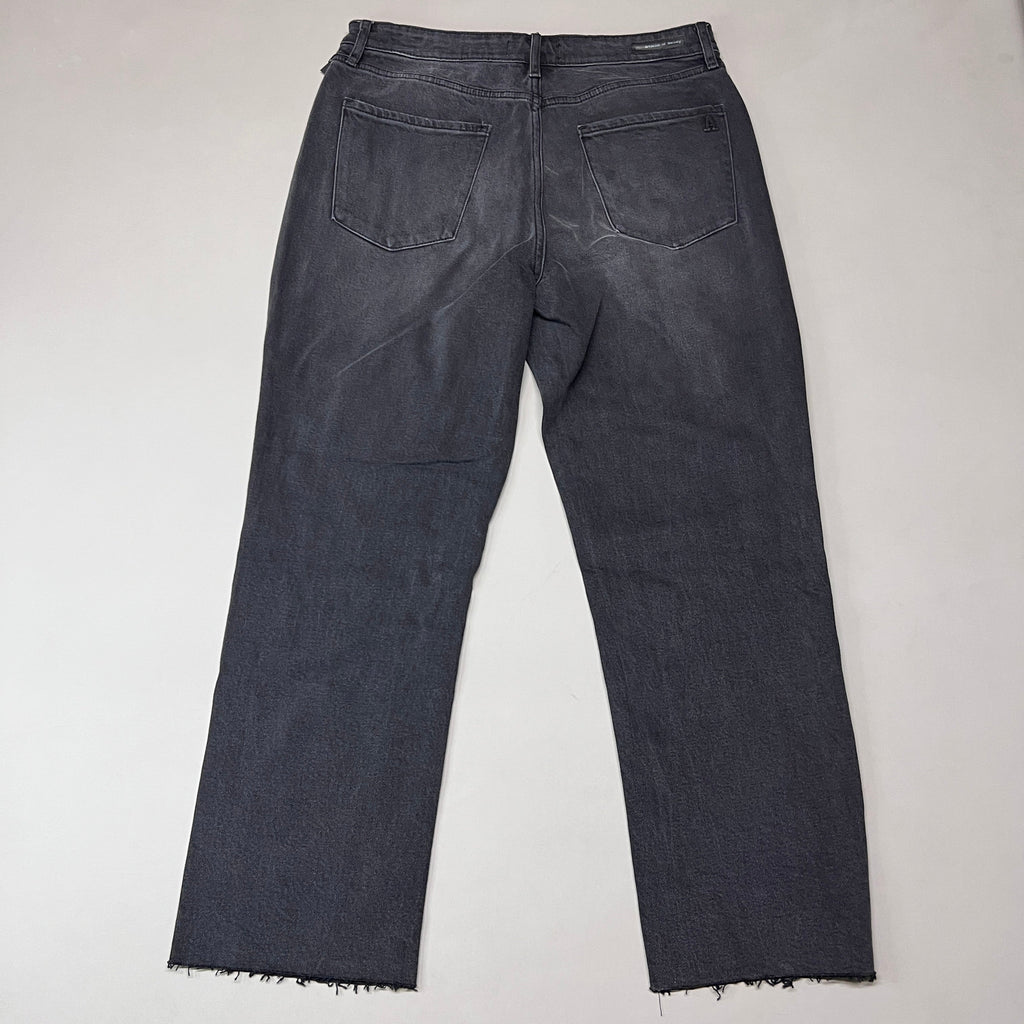 ARTICLES OF SOCIETY Kate Eleele Raw Hem Cropped Jeans Women's Sz 30 Black 4810TQB-720 (New)