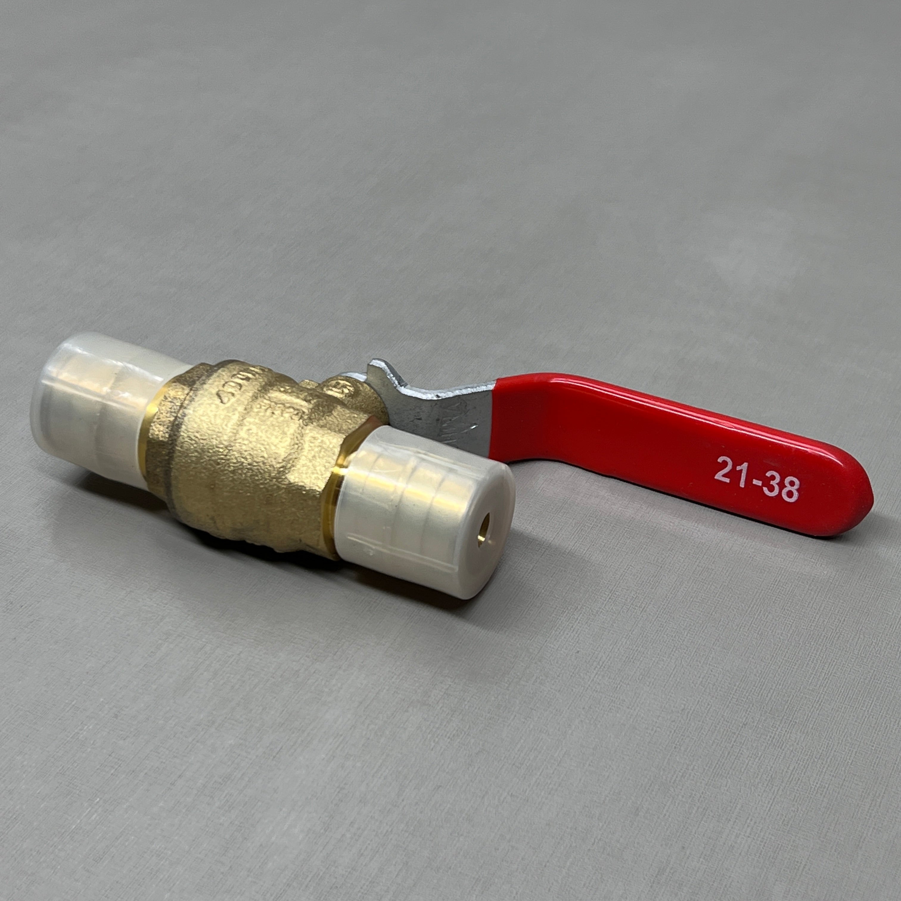 RED-WHITE VALVE Brass LF PEX Ball Valve 3/4" 0.5 lb 5015AB (New)