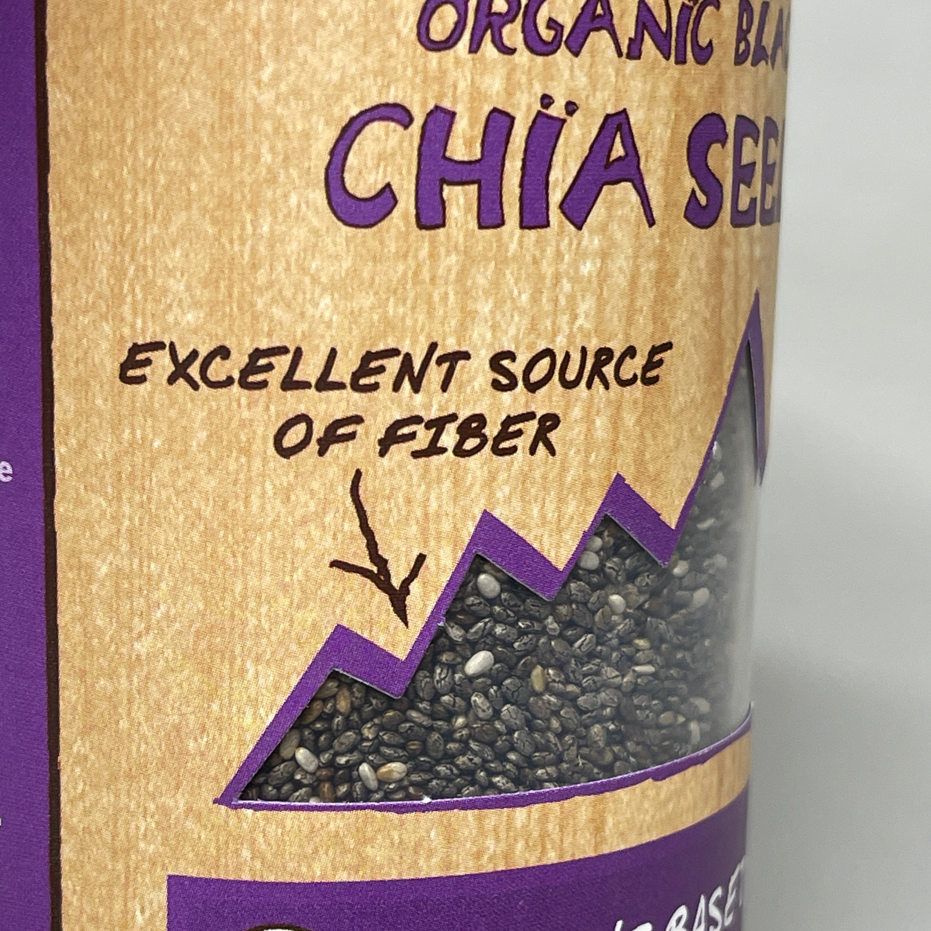 ZA@ NATIERRA Nature & Earth Organic Black Chia Seeds 7 oz Shaker BB 08/25