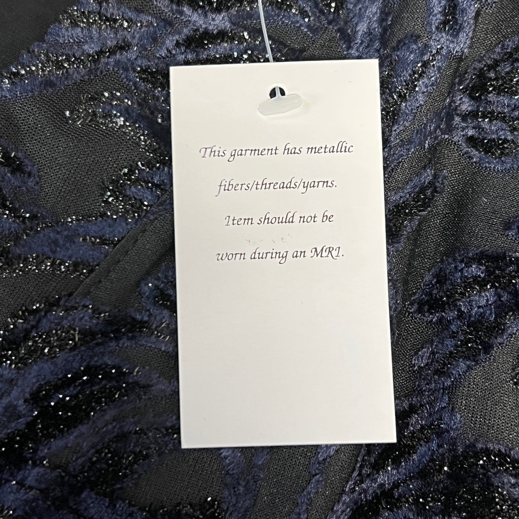 SUSAN GRAVER Knit Cardigan & Tank Set Women's Sz XXS Navy A384258BY3154 (New)
