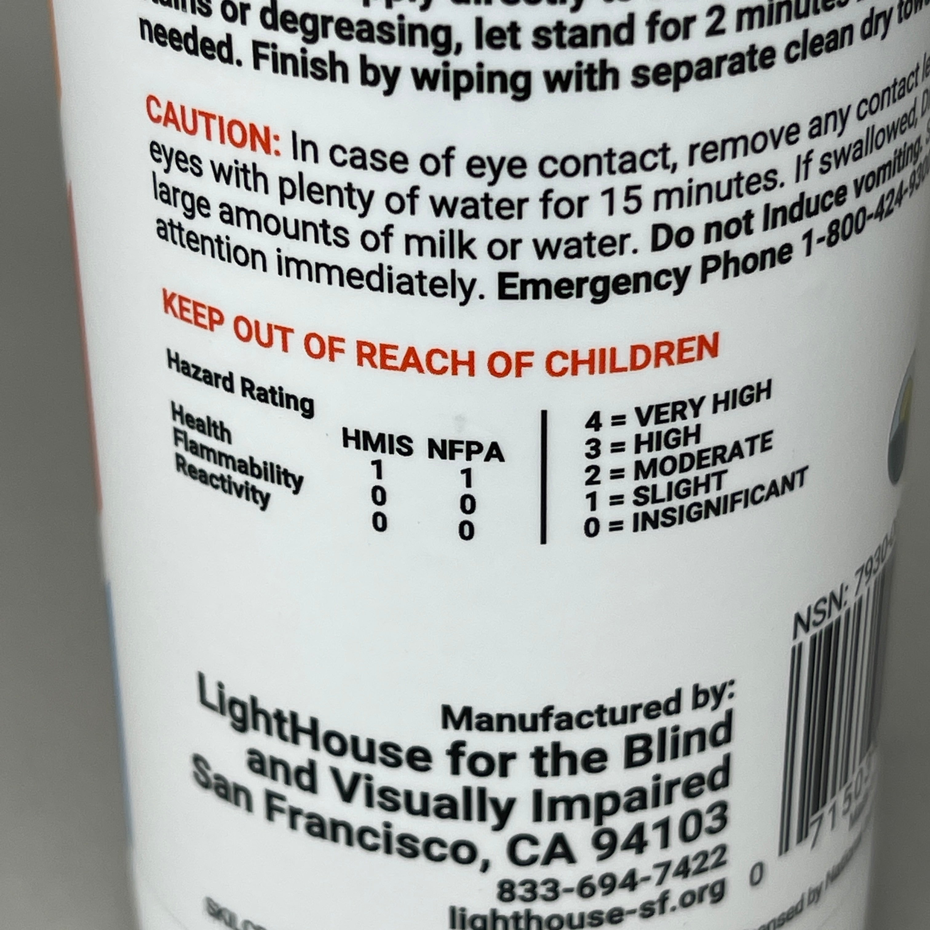 SKILCRAFT (4 PACK) All Purpose Cleaner Biobased 16 oz Spray Bottle 9265280