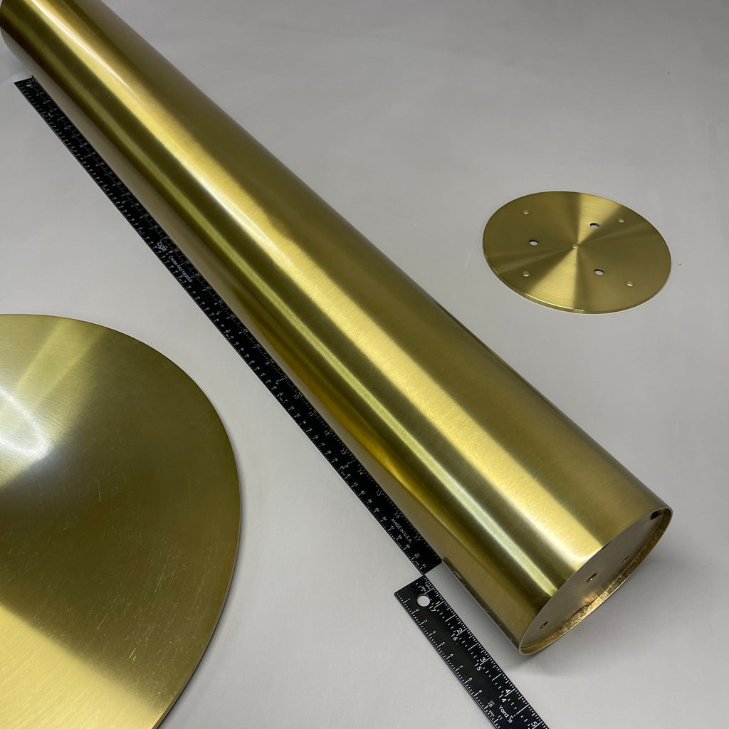 TOM DIXON Tube Dining Table High Brass Plated Steel Base Unit Only TUB04BR (New)
