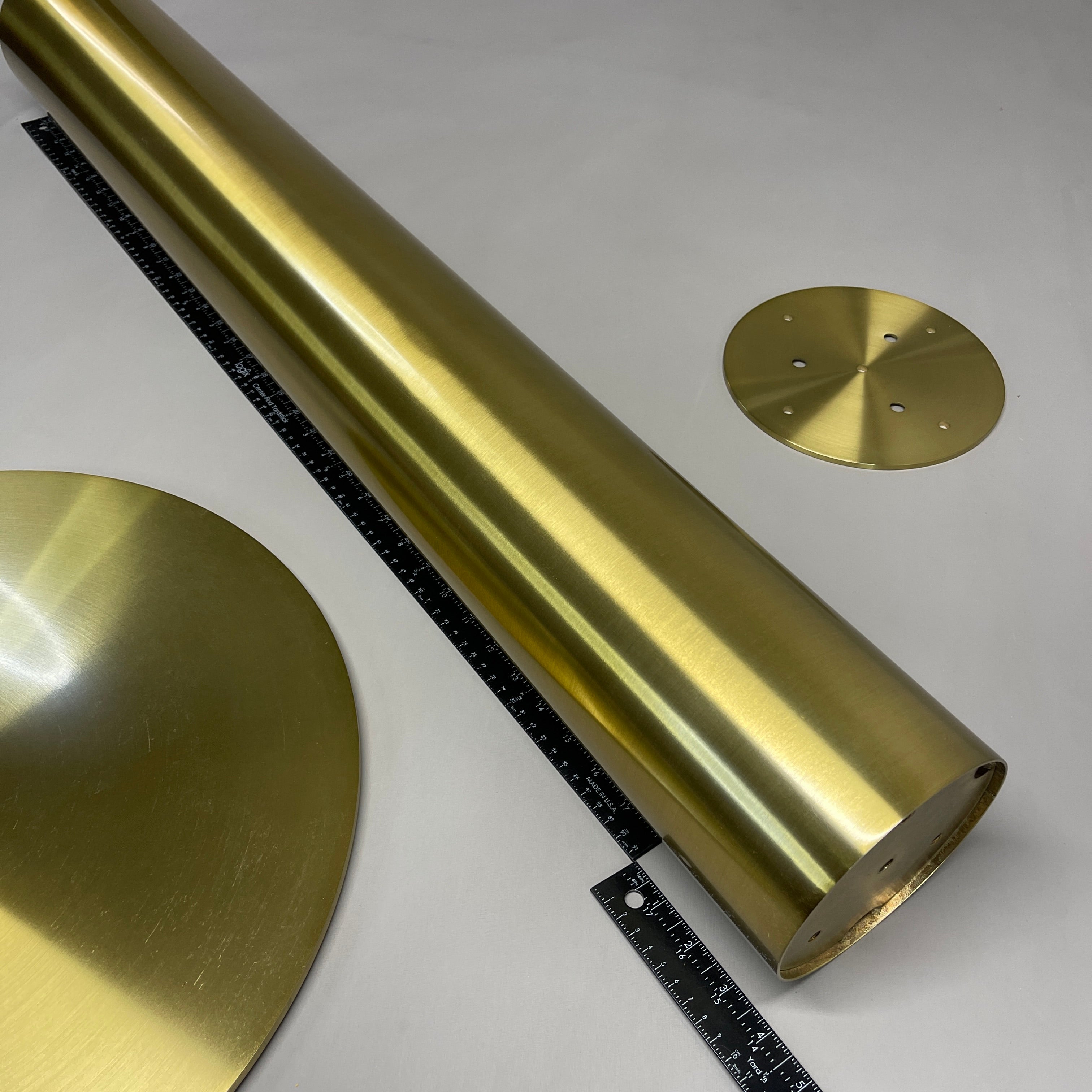TOM DIXON Tube Dining Table High Brass Plated Steel Base Unit Only TUB04BR (New)