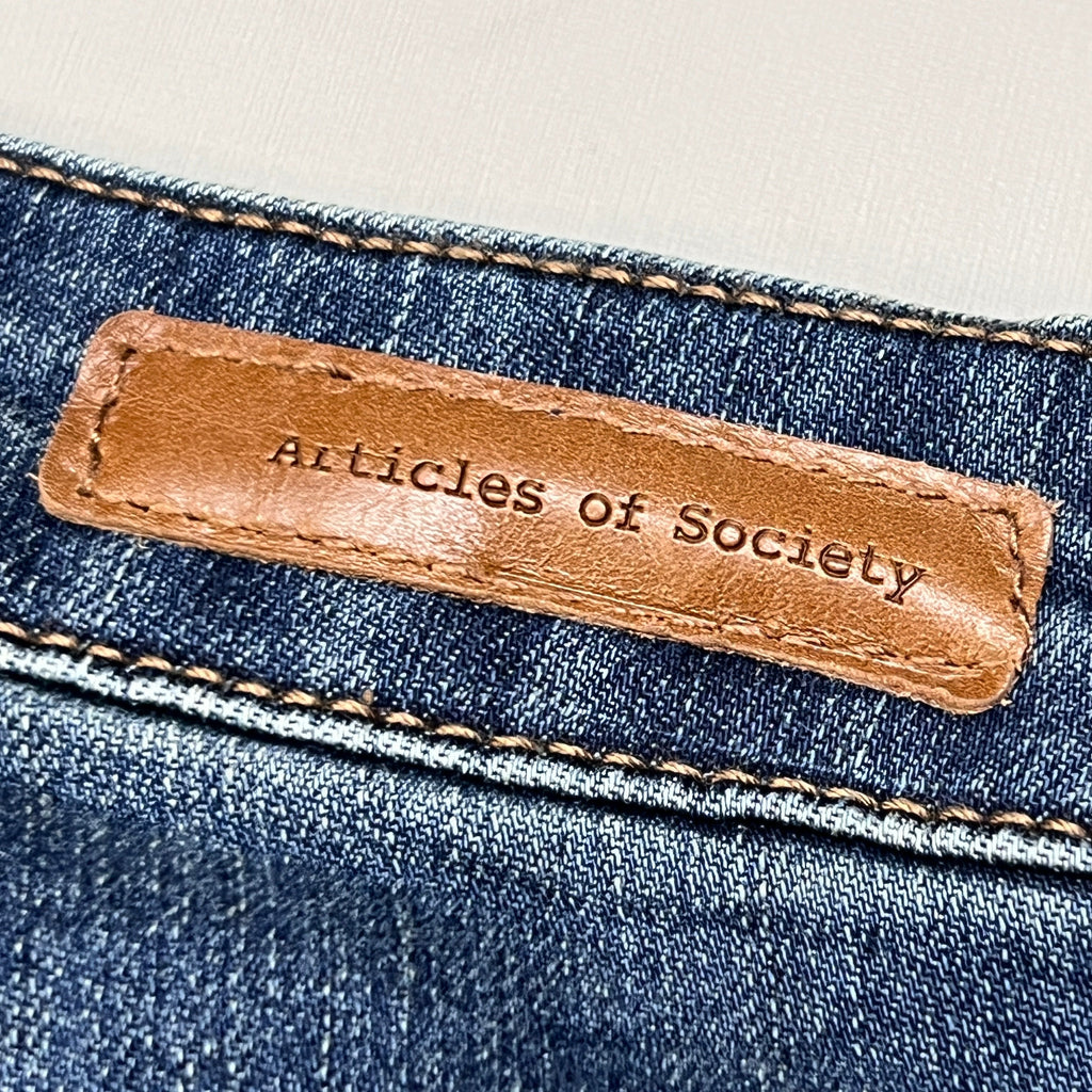 ARTICLES OF SOCIETY Aiea Denim Jeans Women's Sz 25 Blue 5352PLV-701 (New)
