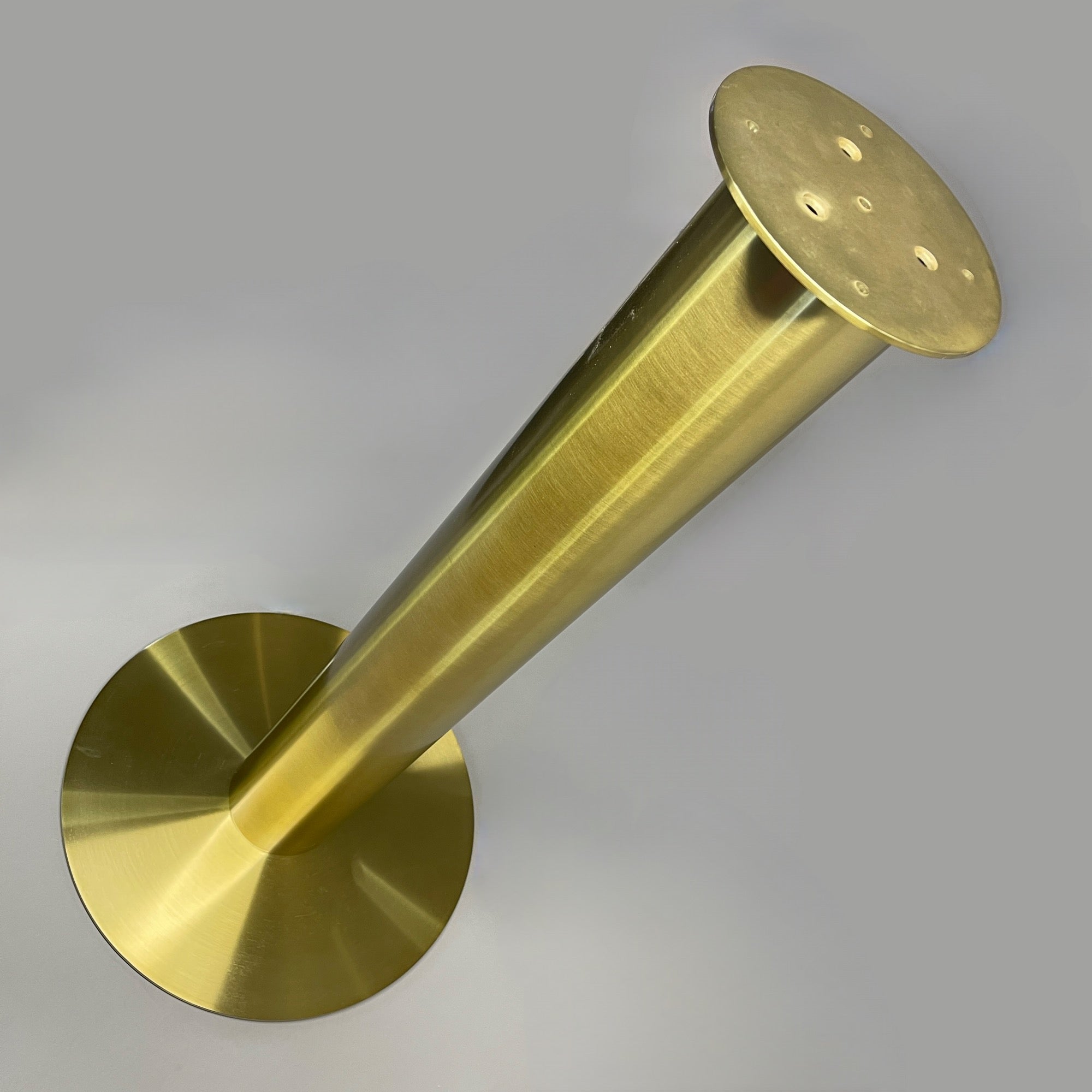 TOM DIXON Tube Dining Table High Brass Plated Steel Base Unit Only TUB04BR (New)