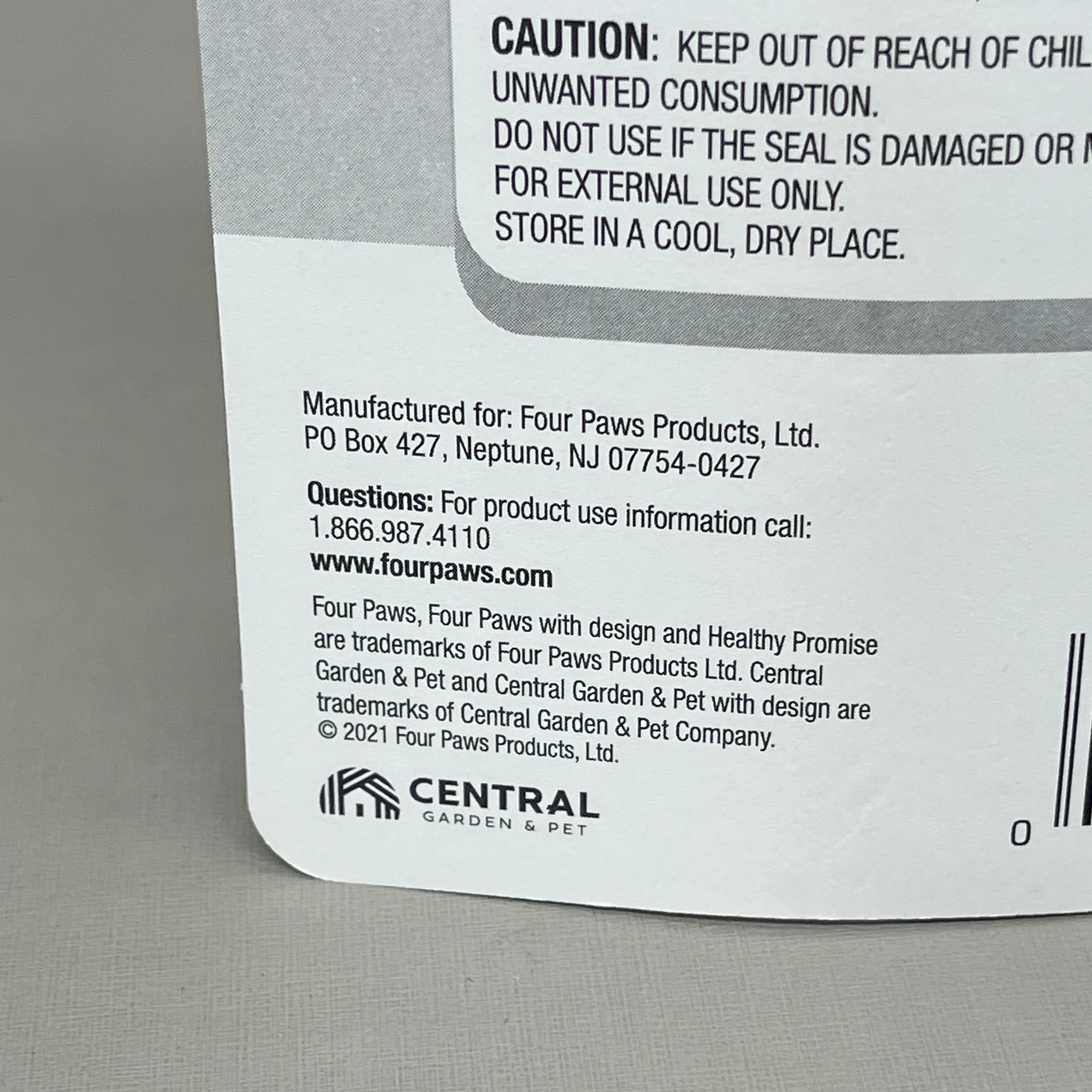ZA@ FOUR PAWS Quick Action Blood Stopper Styptic Powder Bottles 0.5oz BB 03/24 (New)