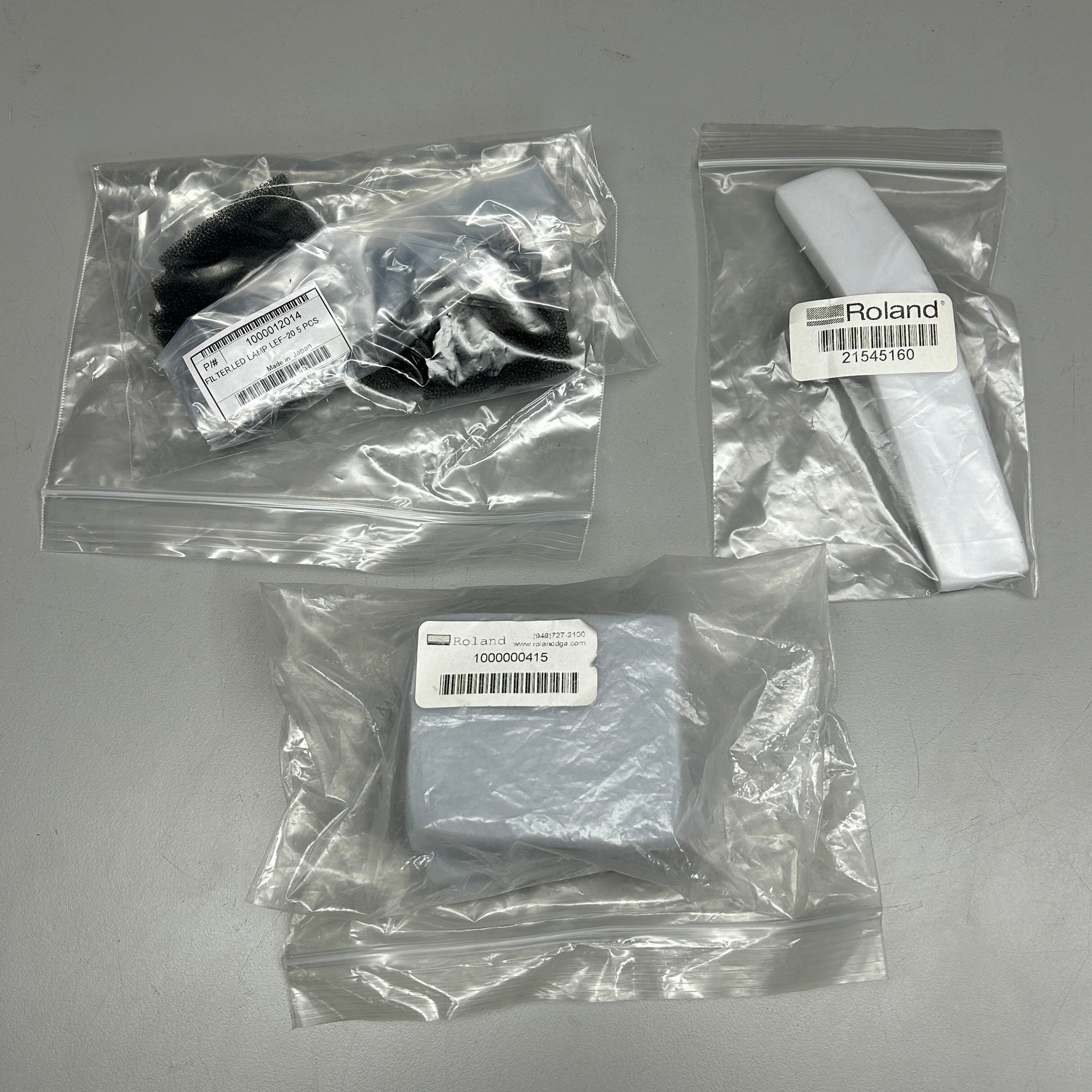 Lot of ROLAND Printer Parts and Power Cords