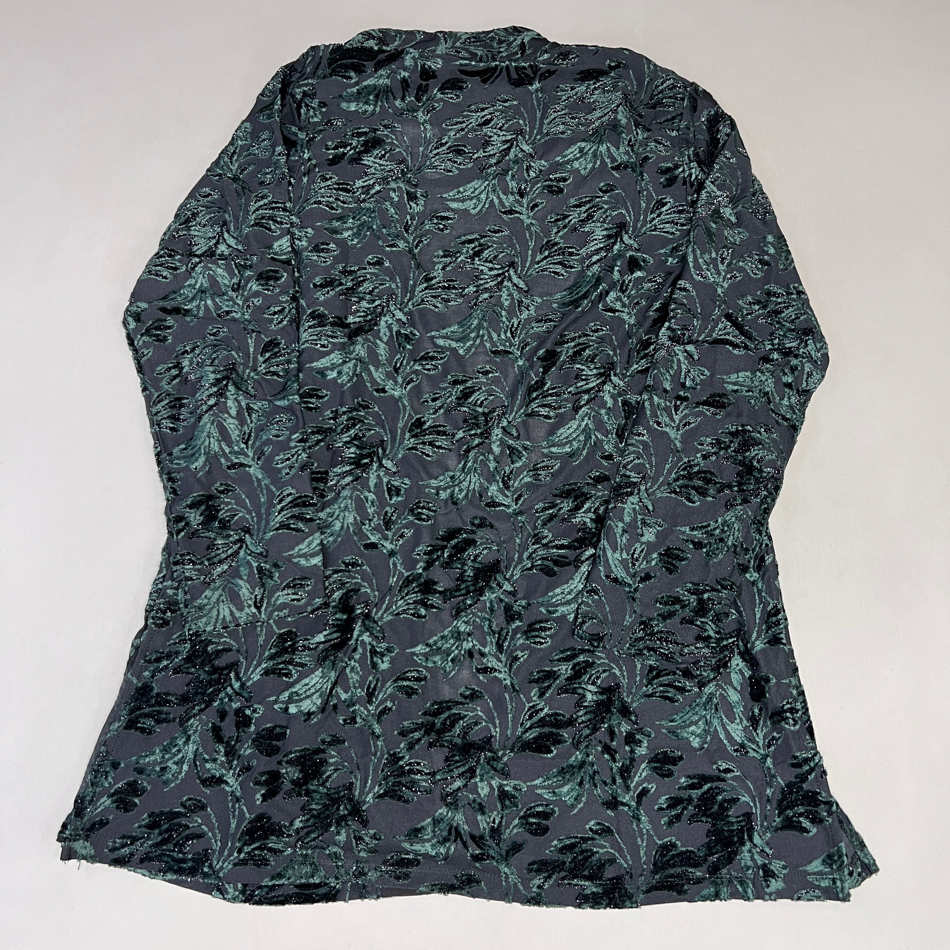 SUSAN GRAVER Knit Cardigan & Tank Set Women's Sz XXS Green / Black A384258F20154 (New)